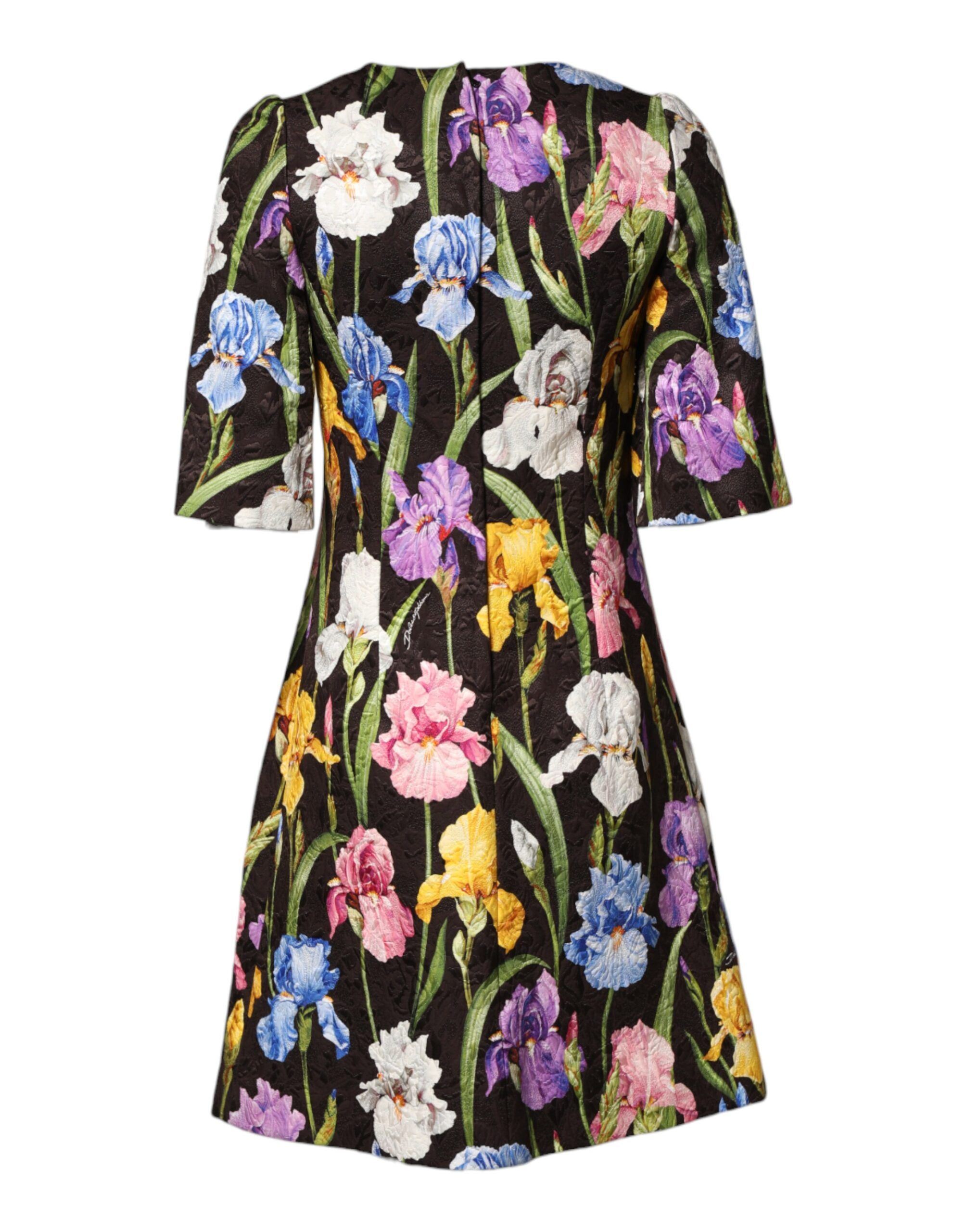 Floral Brocade A-line Mini Women's Dress - Dolce & Gabbana - Modalova