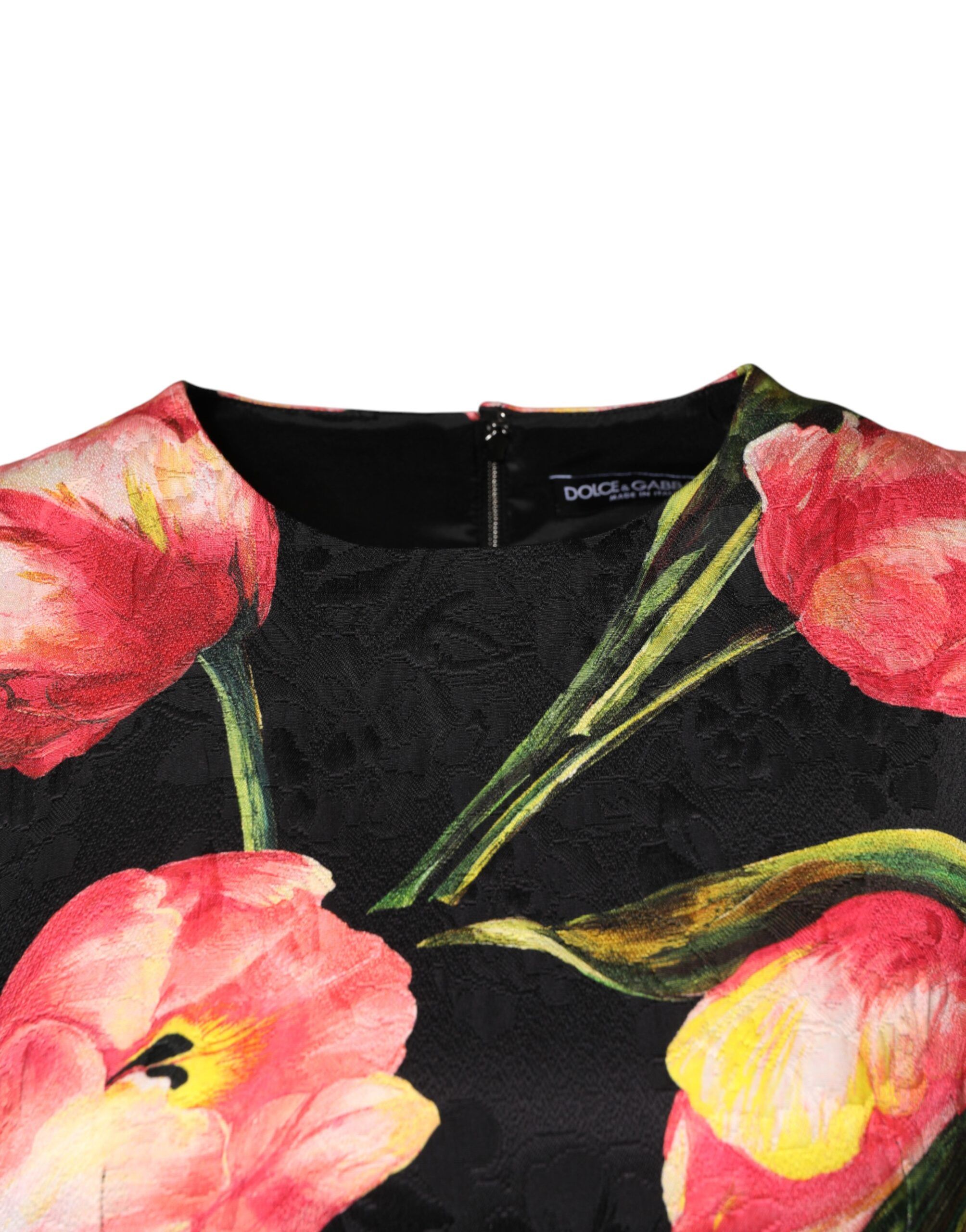 Floral Print Viscose A-line Mini Women's Dress - Dolce & Gabbana - Modalova