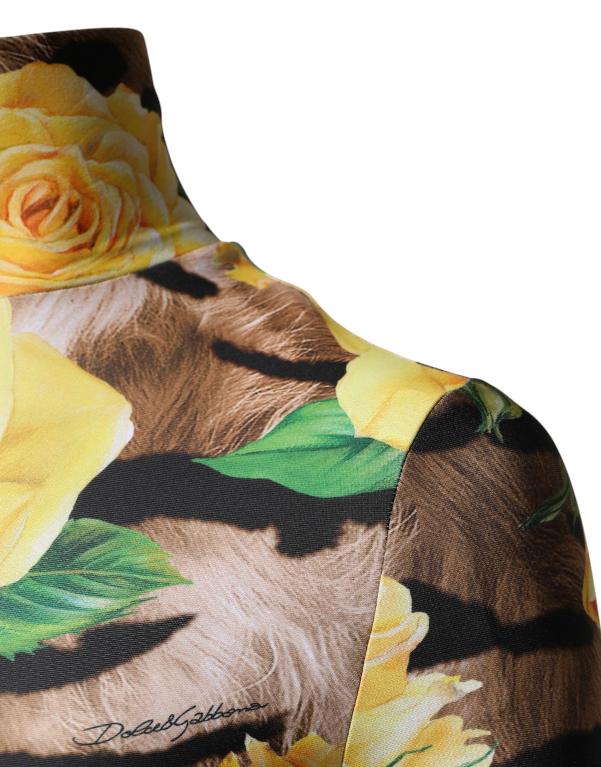 Floral Print Sheath Mini Women's Dress - Dolce & Gabbana - Modalova
