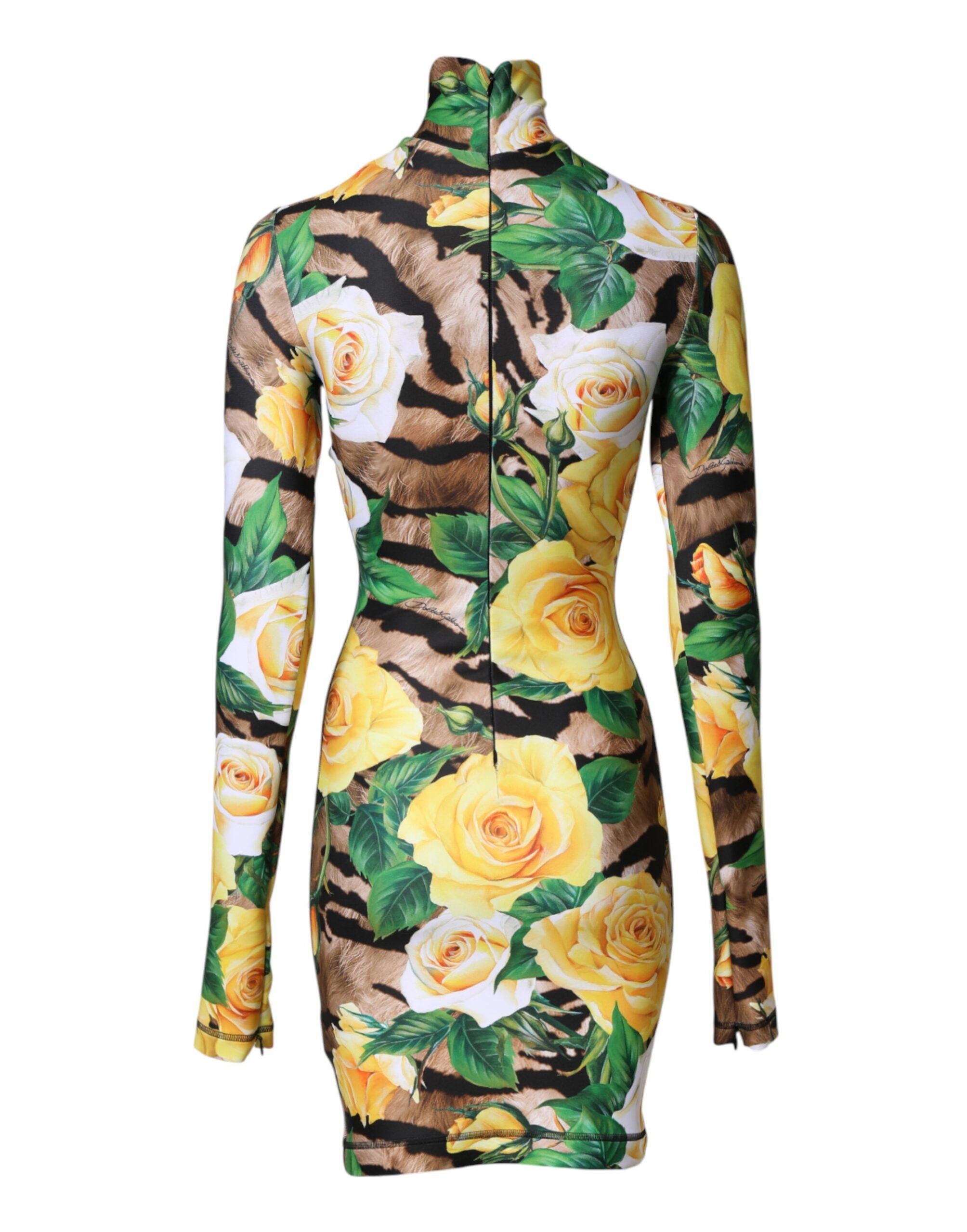 Floral Print Sheath Mini Women's Dress - Dolce & Gabbana - Modalova