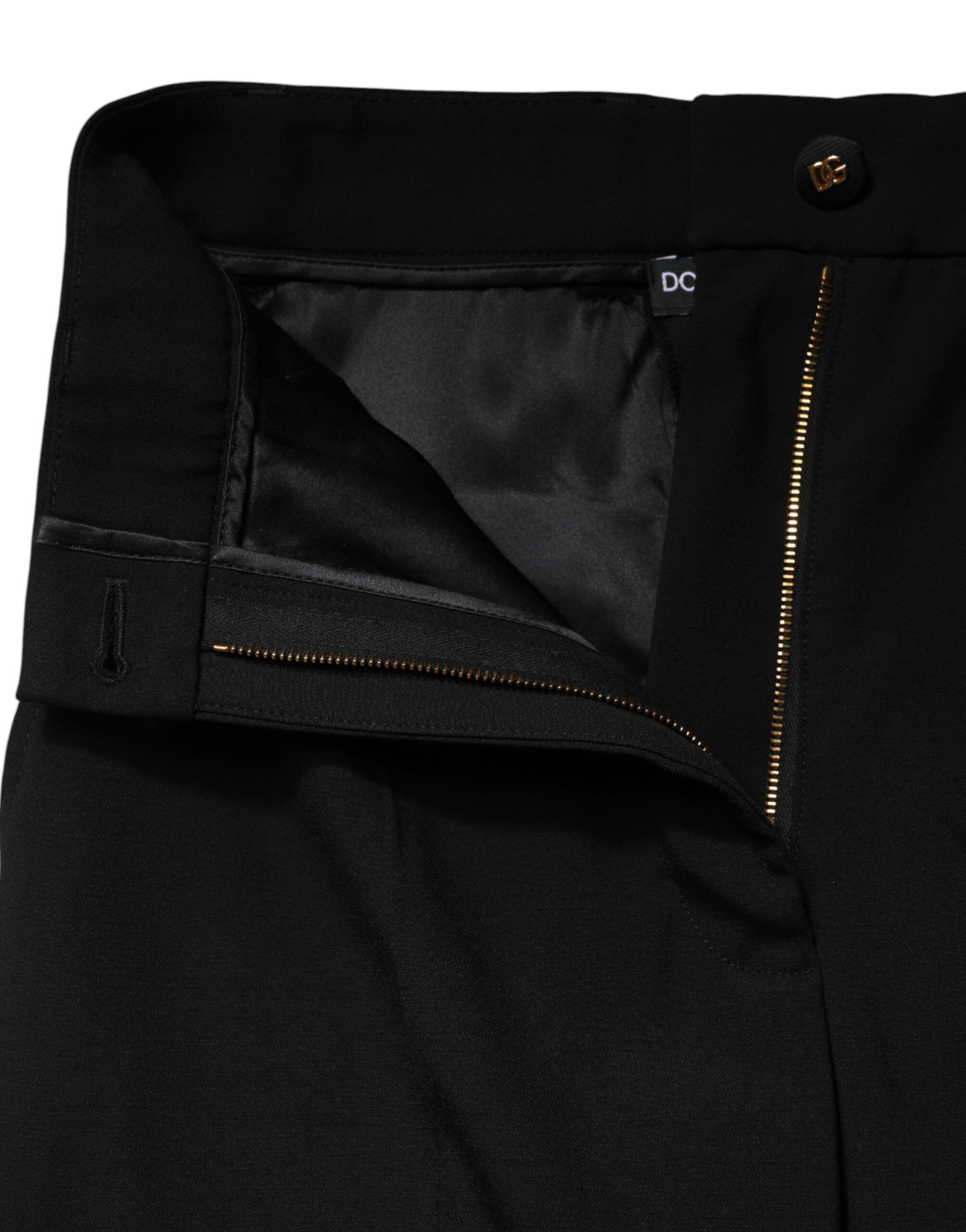 Wool Blend Straight High Waist Women's Pants (Pre-Owned) - Dolce & Gabbana - Modalova