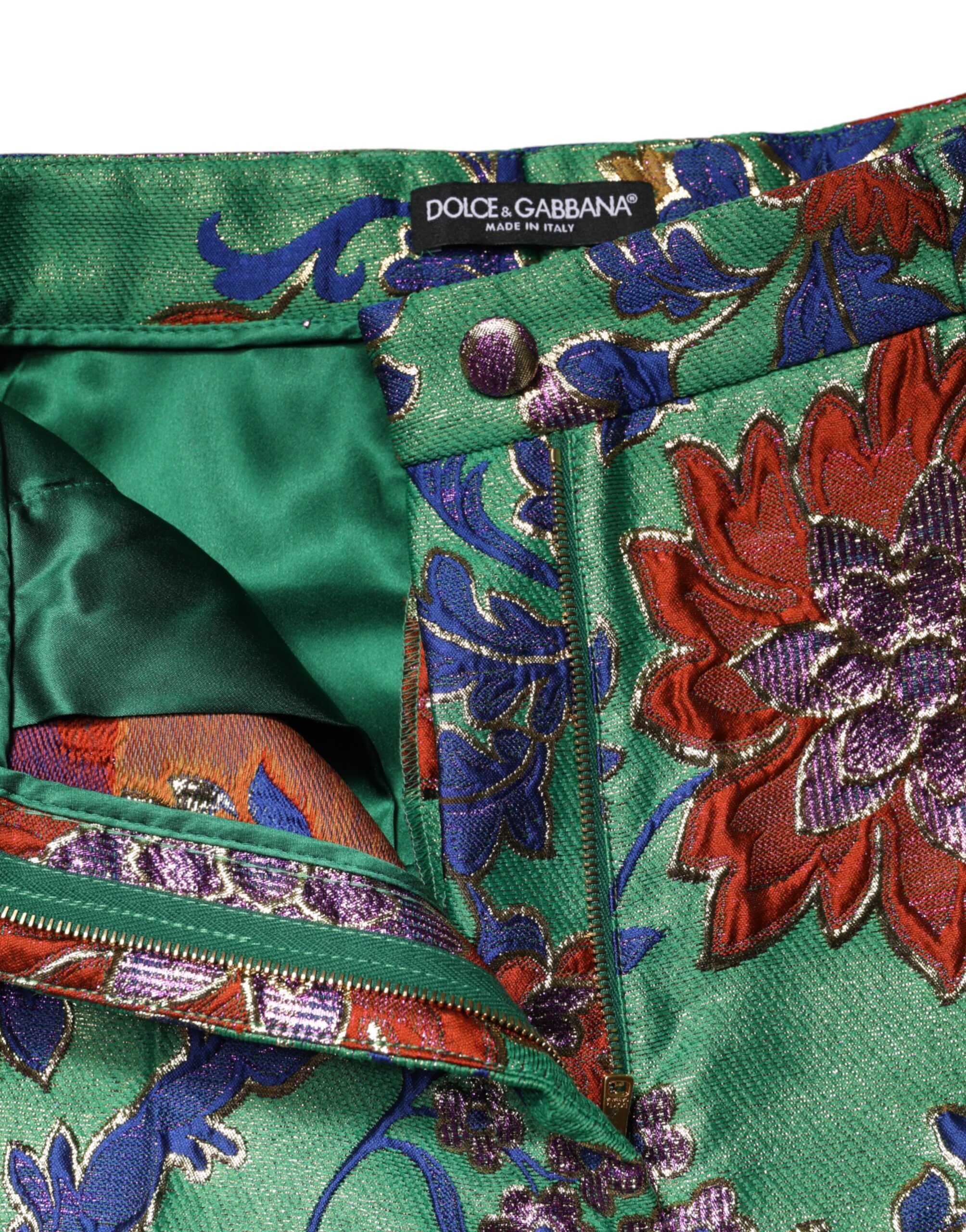 Floral Polyester BootCut Trouser Women's Pants (Pre-Owned) - Dolce & Gabbana - Modalova