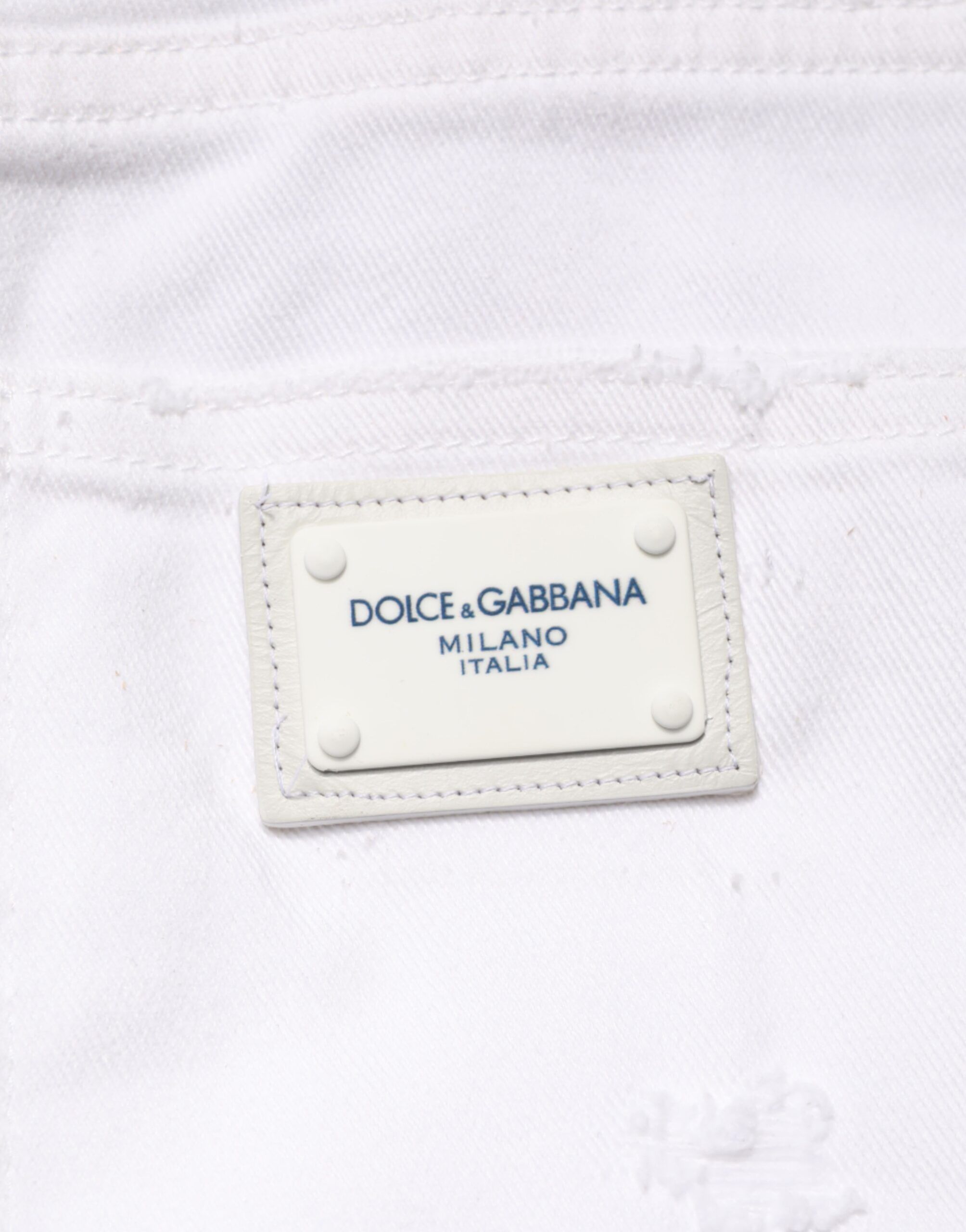 Distressed Cotton BOYFRIEND Denim Women's Jeans - Dolce & Gabbana - Modalova