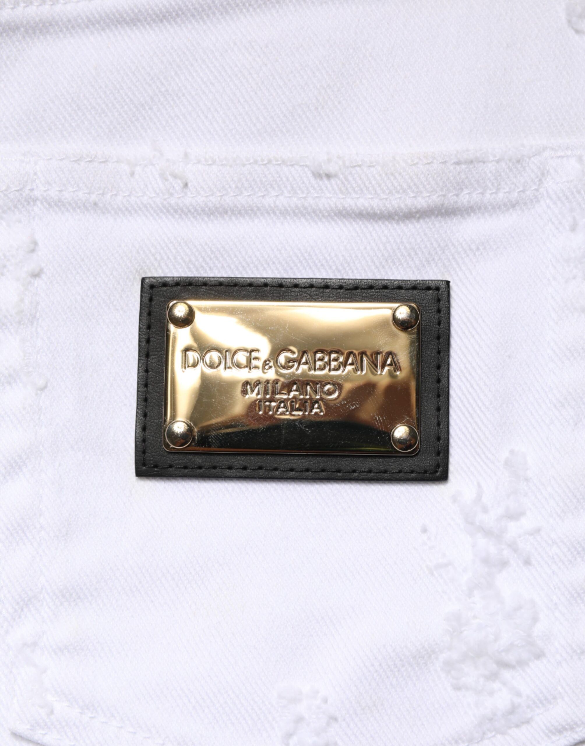 Distressed High Waist Denim Women's Jeans - Dolce & Gabbana - Modalova