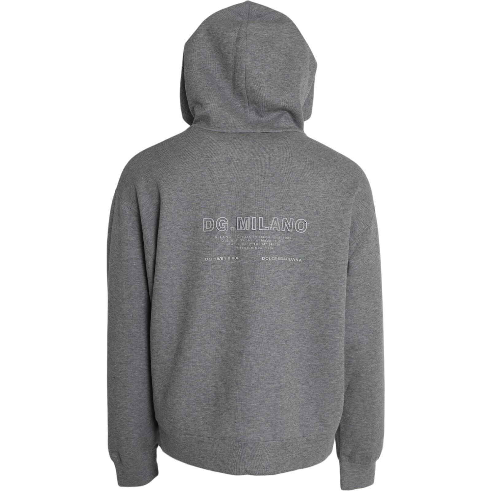 Logo Cotton Hooded Sweatshirt Men's Sweater (Pre-Owned) - Dolce & Gabbana - Modalova