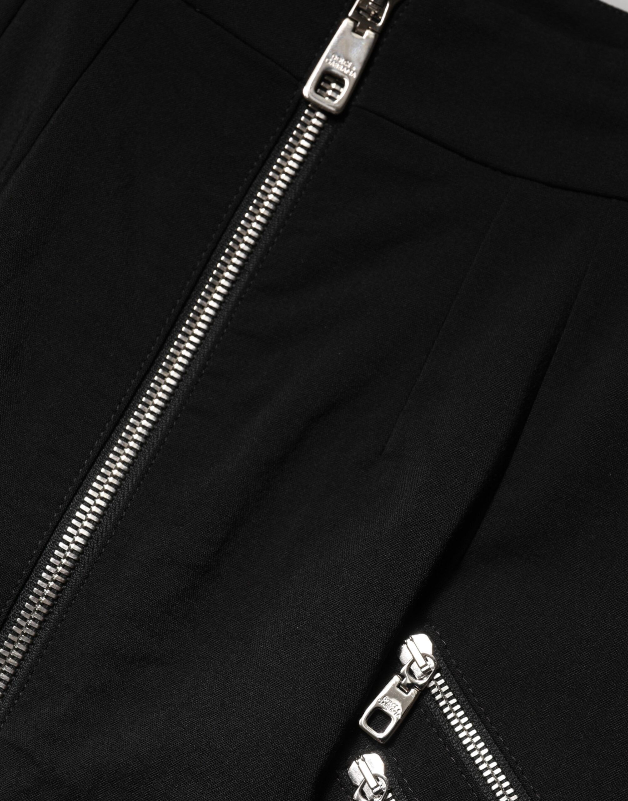 Polyester Zipper High Waist Mini Women's Skirt - Dolce & Gabbana - Modalova