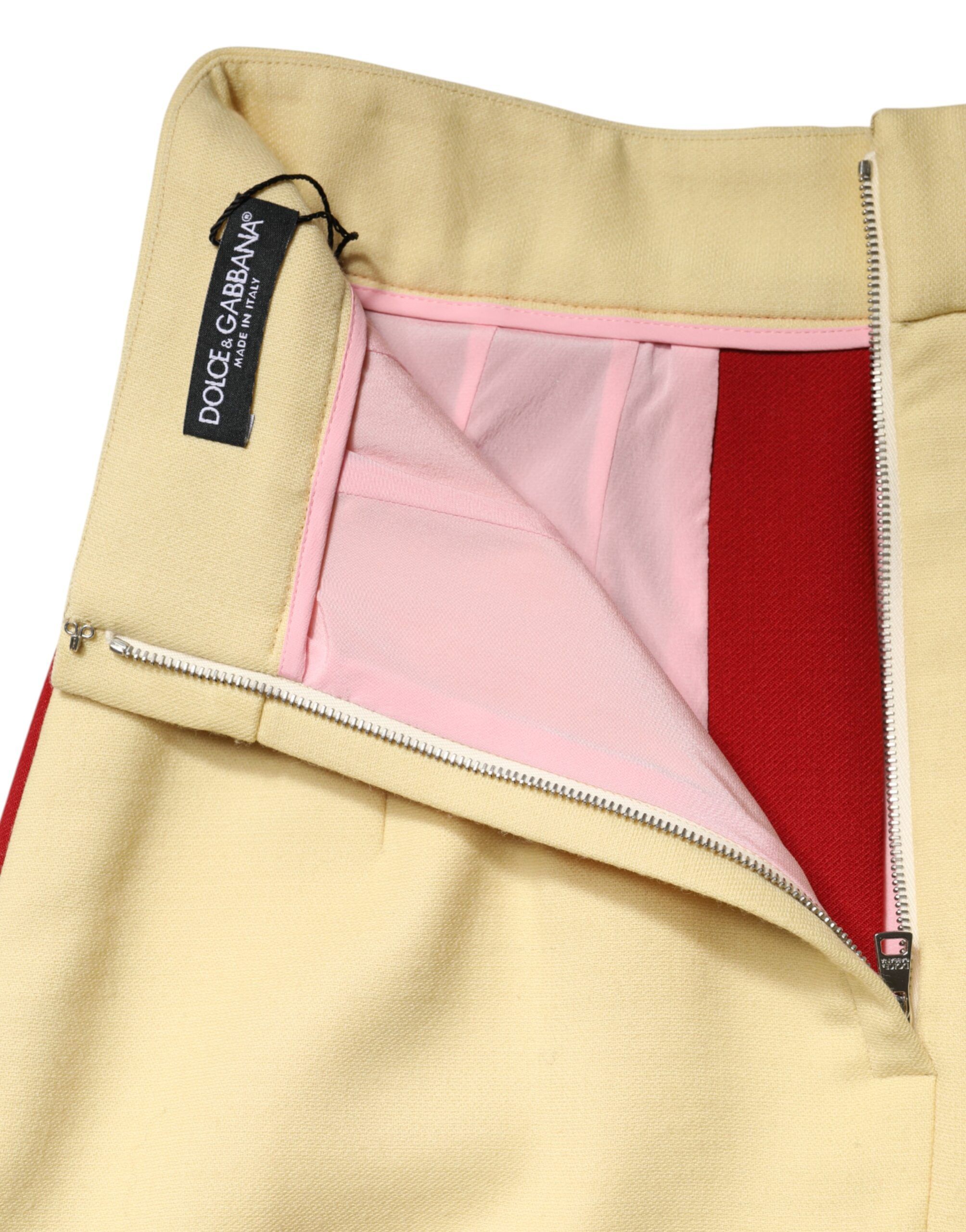 Wool Casual High Waist Mini Women's Skirt - Dolce & Gabbana - Modalova