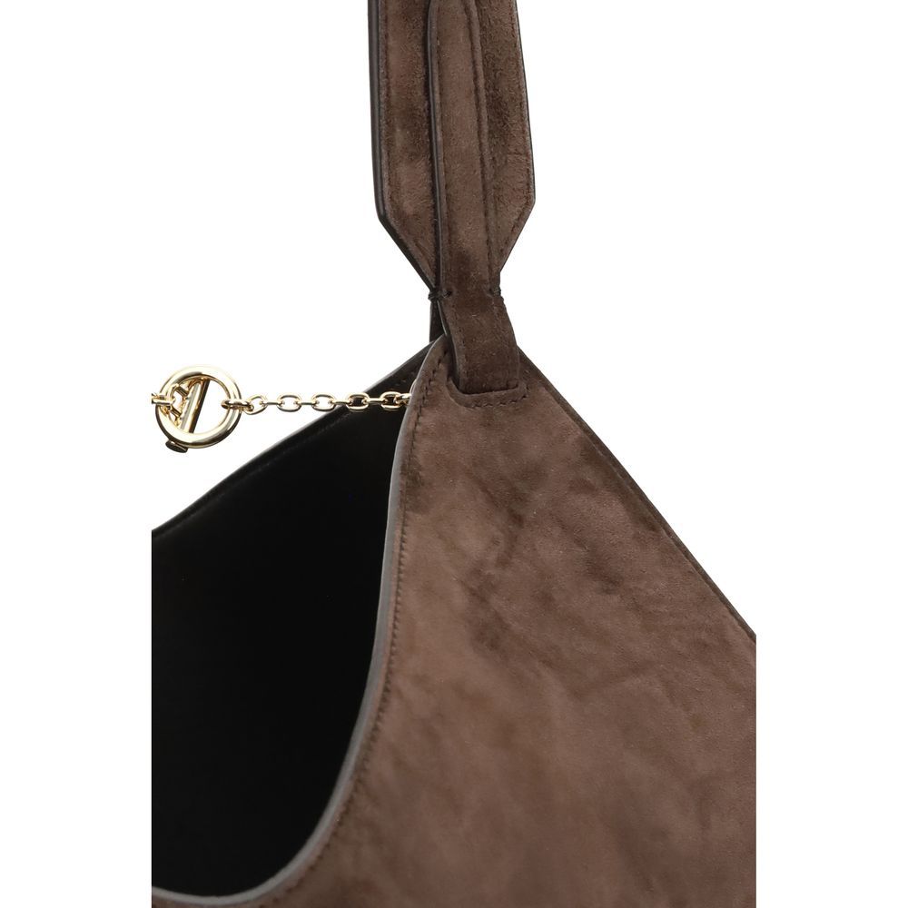 Calf Leather Bos Taurus Shoulder Women's Bag - Khaite - Modalova
