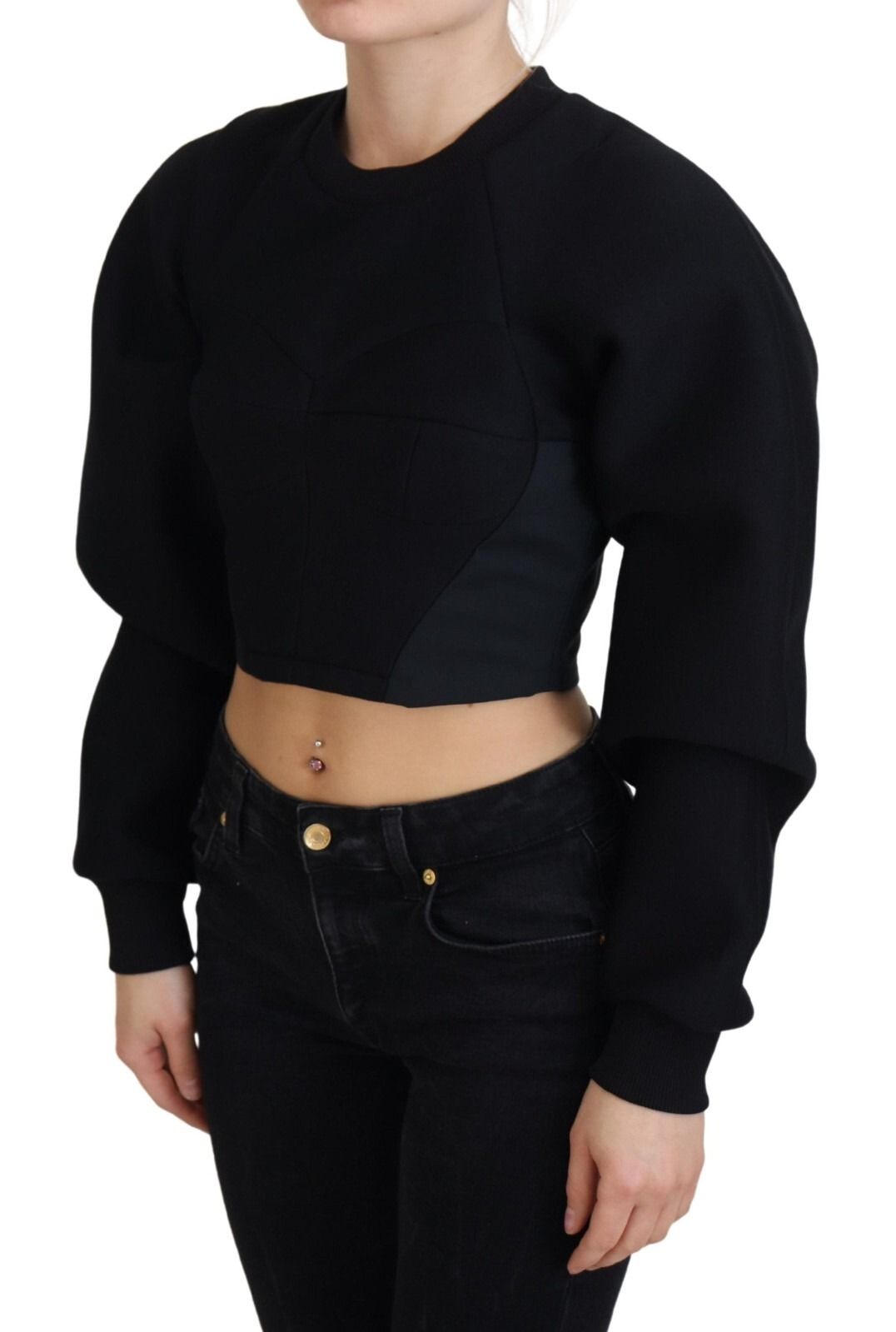 Cropped Zipper Back Sweatshirt Women's Sweater (Pre-Owned) - Philosophy - Modalova