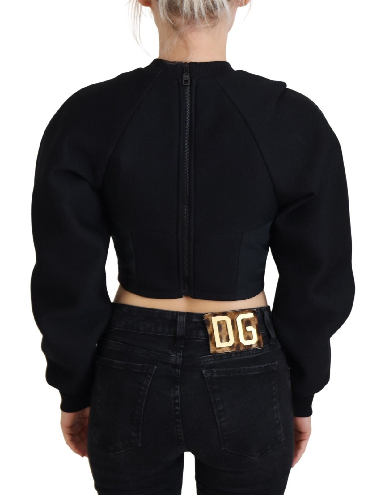 Cropped Zipper Back Sweatshirt Women's Sweater (Pre-Owned) - Philosophy - Modalova