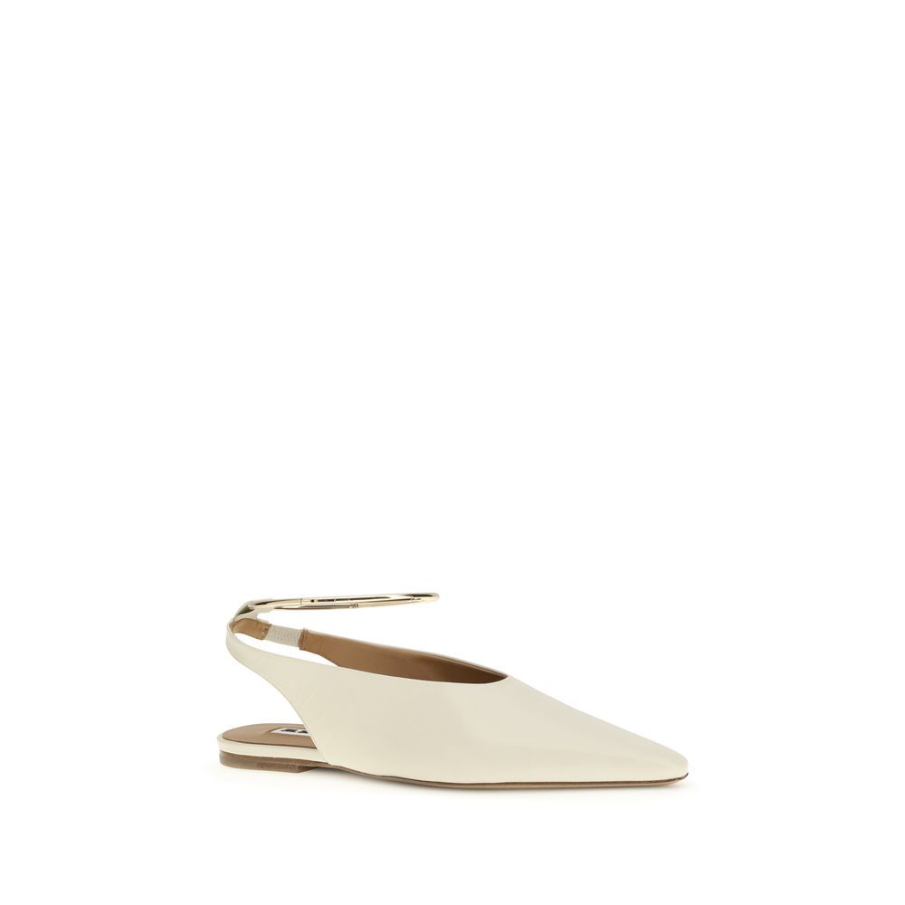 Goatskin Ballet Women's Flats - Jil Sander - Modalova