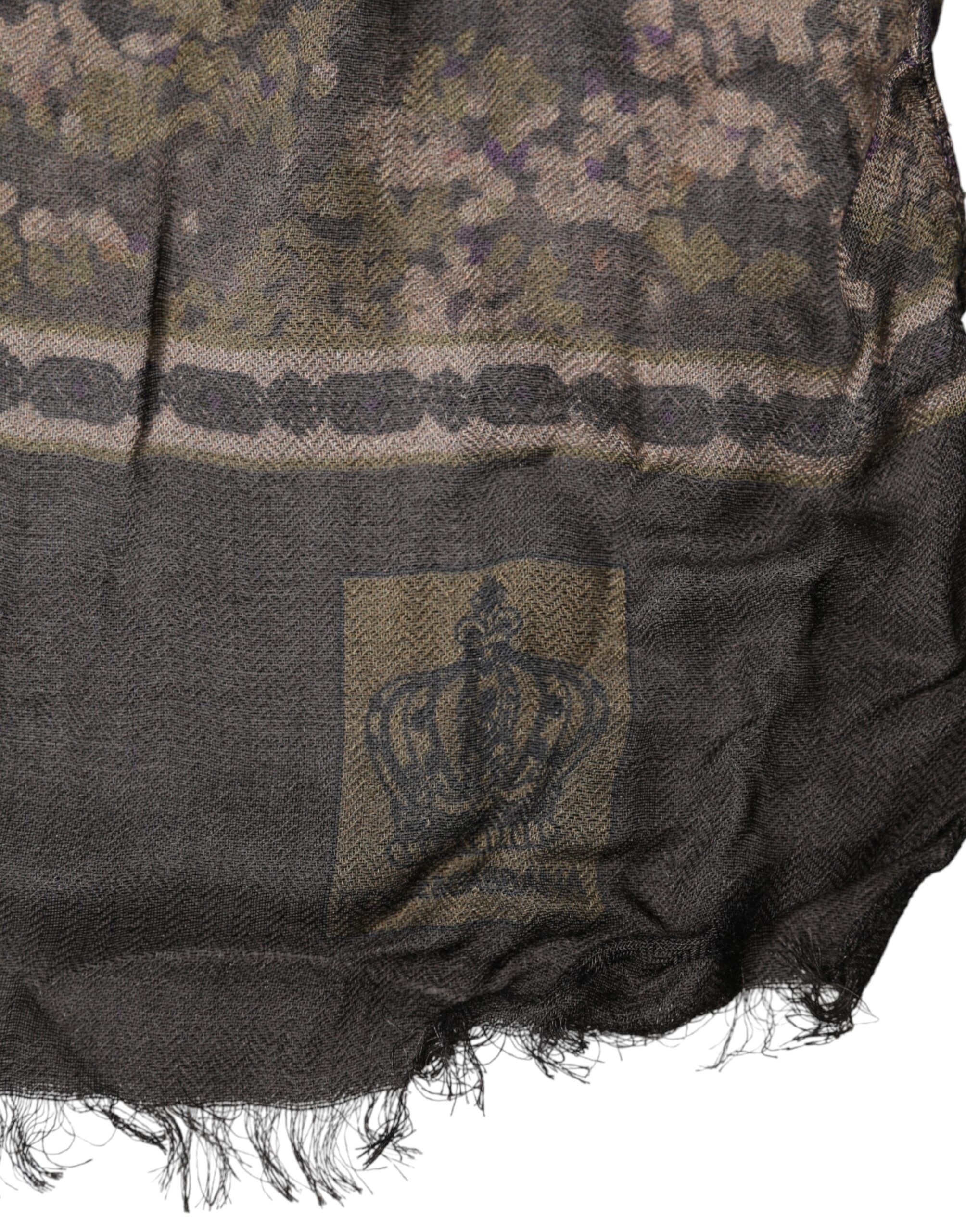 Camouflage Modal Men Shawl Men's Scarf - Dolce & Gabbana - Modalova
