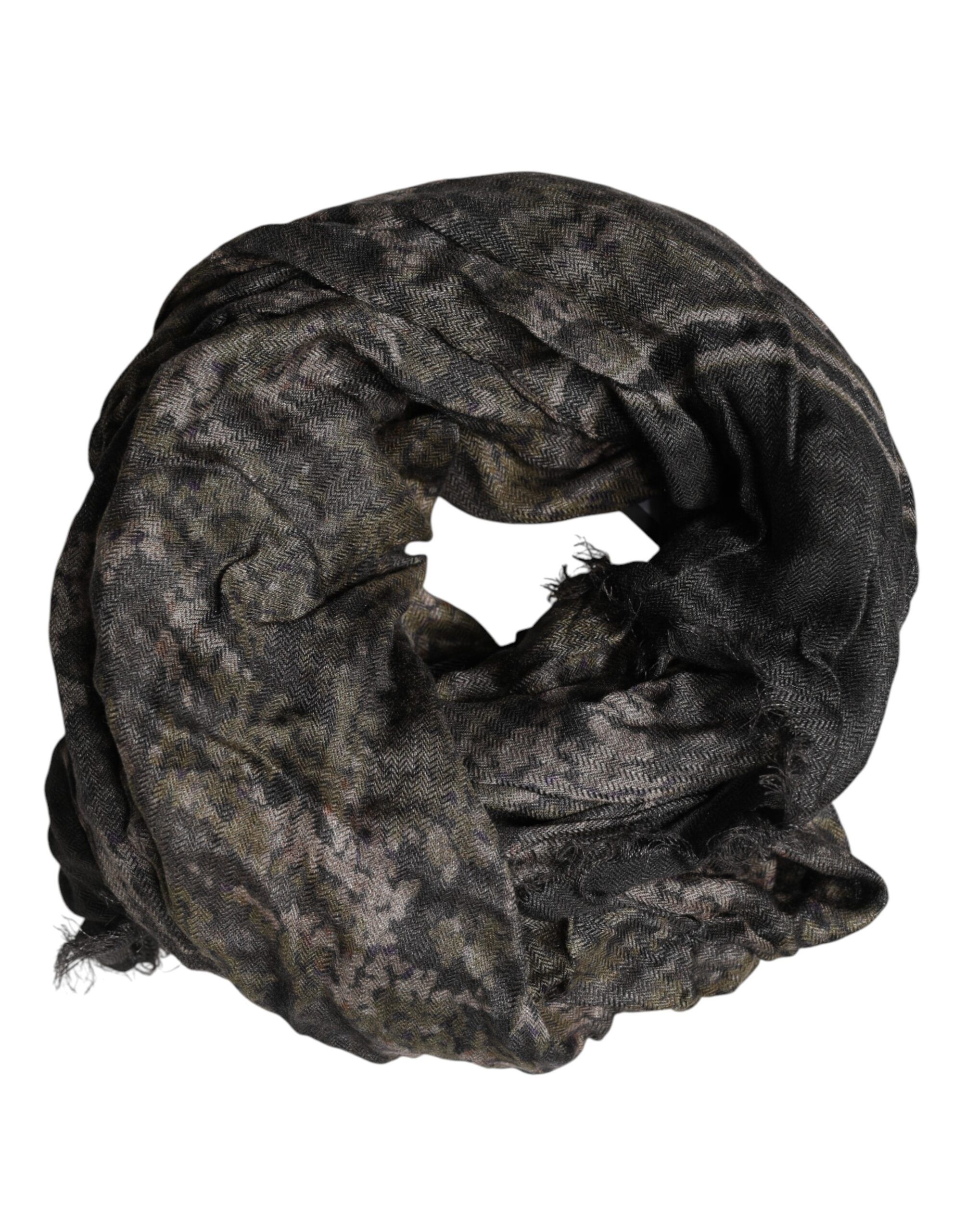 Camouflage Modal Men Shawl Men's Scarf - Dolce & Gabbana - Modalova