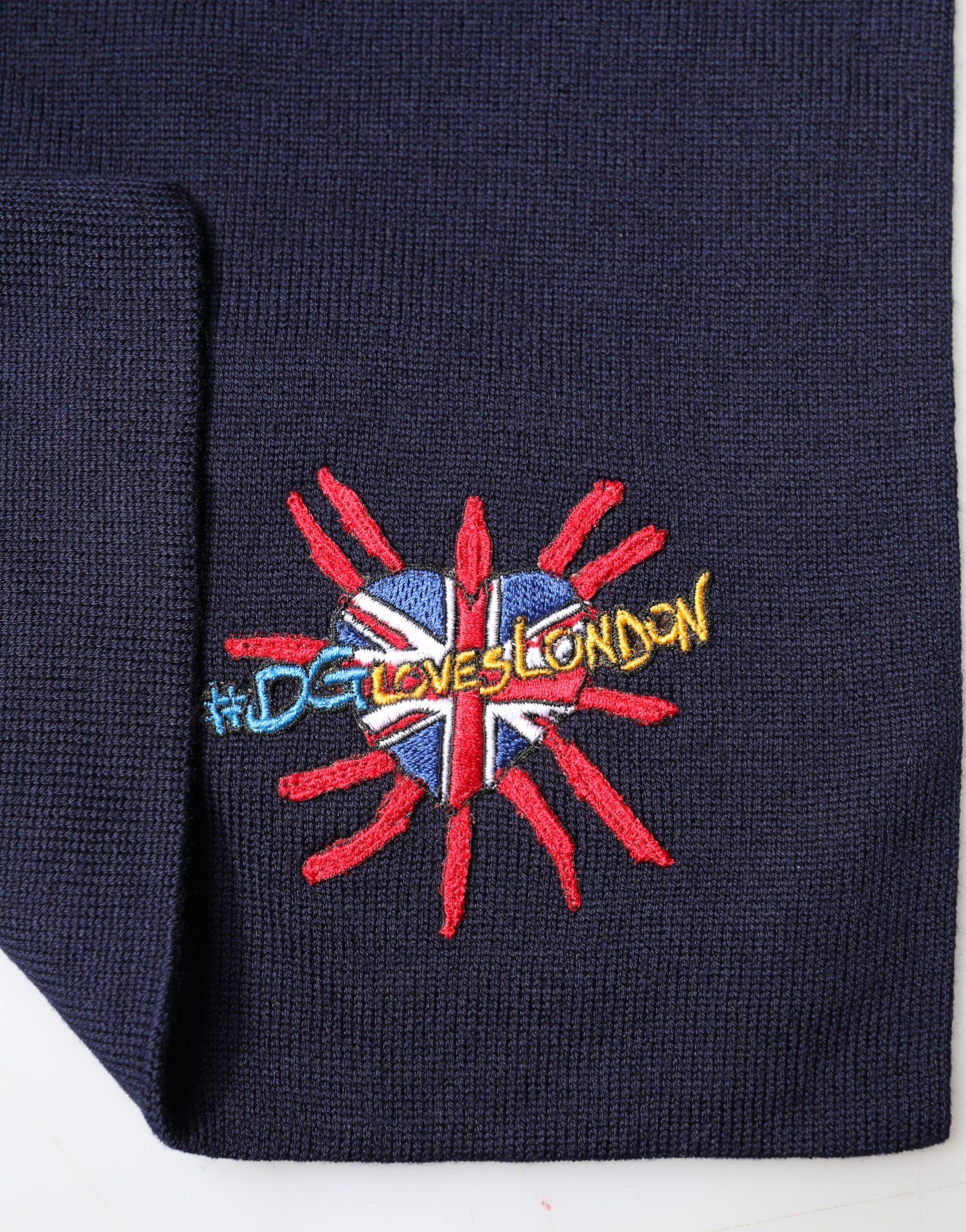 Wool DG Loves London Neck Wrap Women's Scarf - Dolce & Gabbana - Modalova