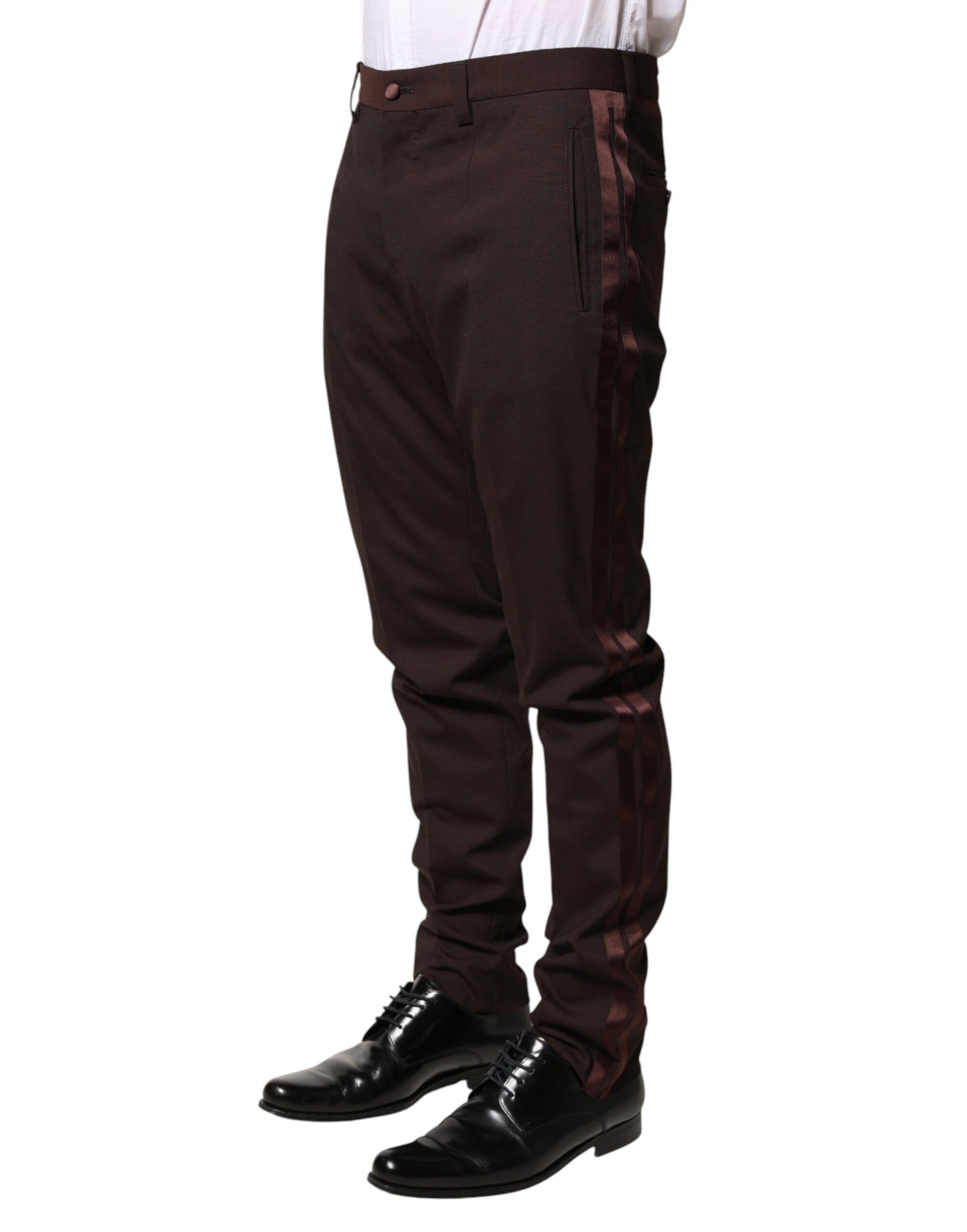 Polyester Men Dress Trousers Men's Pants - Dolce & Gabbana - Modalova