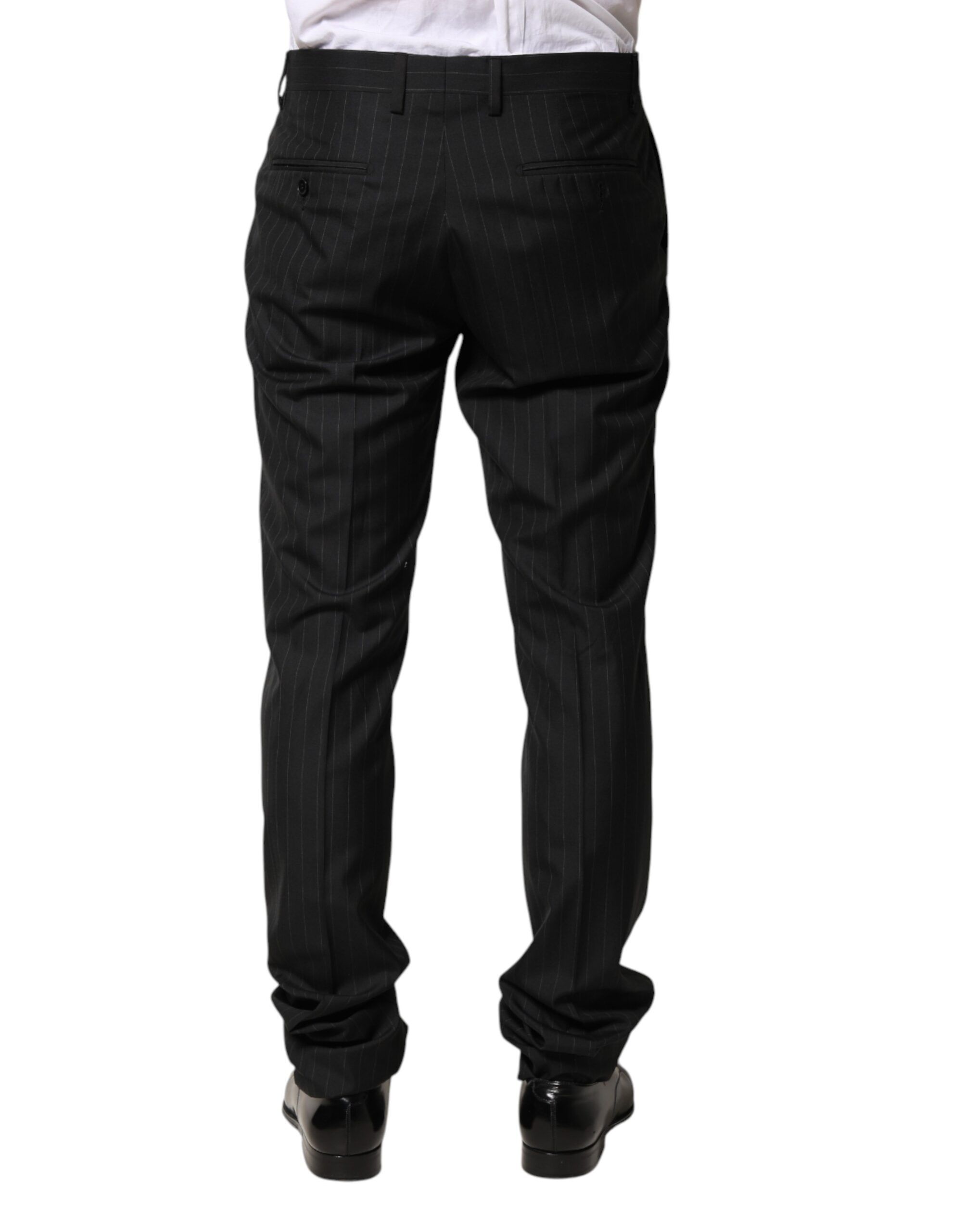 Stripes Wool Men Dress Trousers Men's Pants - Dolce & Gabbana - Modalova