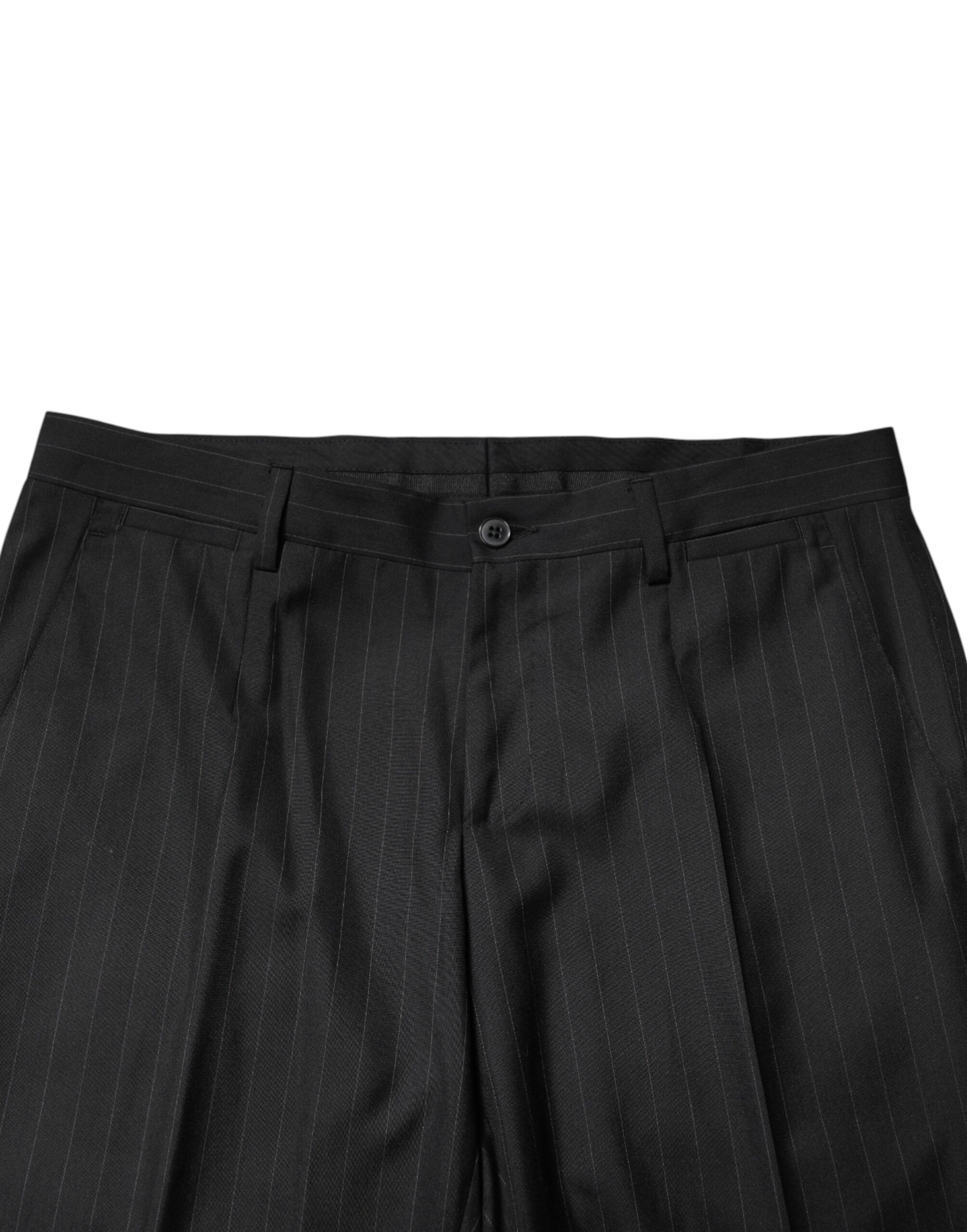 Stripes Wool Men Dress Trousers Men's Pants - Dolce & Gabbana - Modalova
