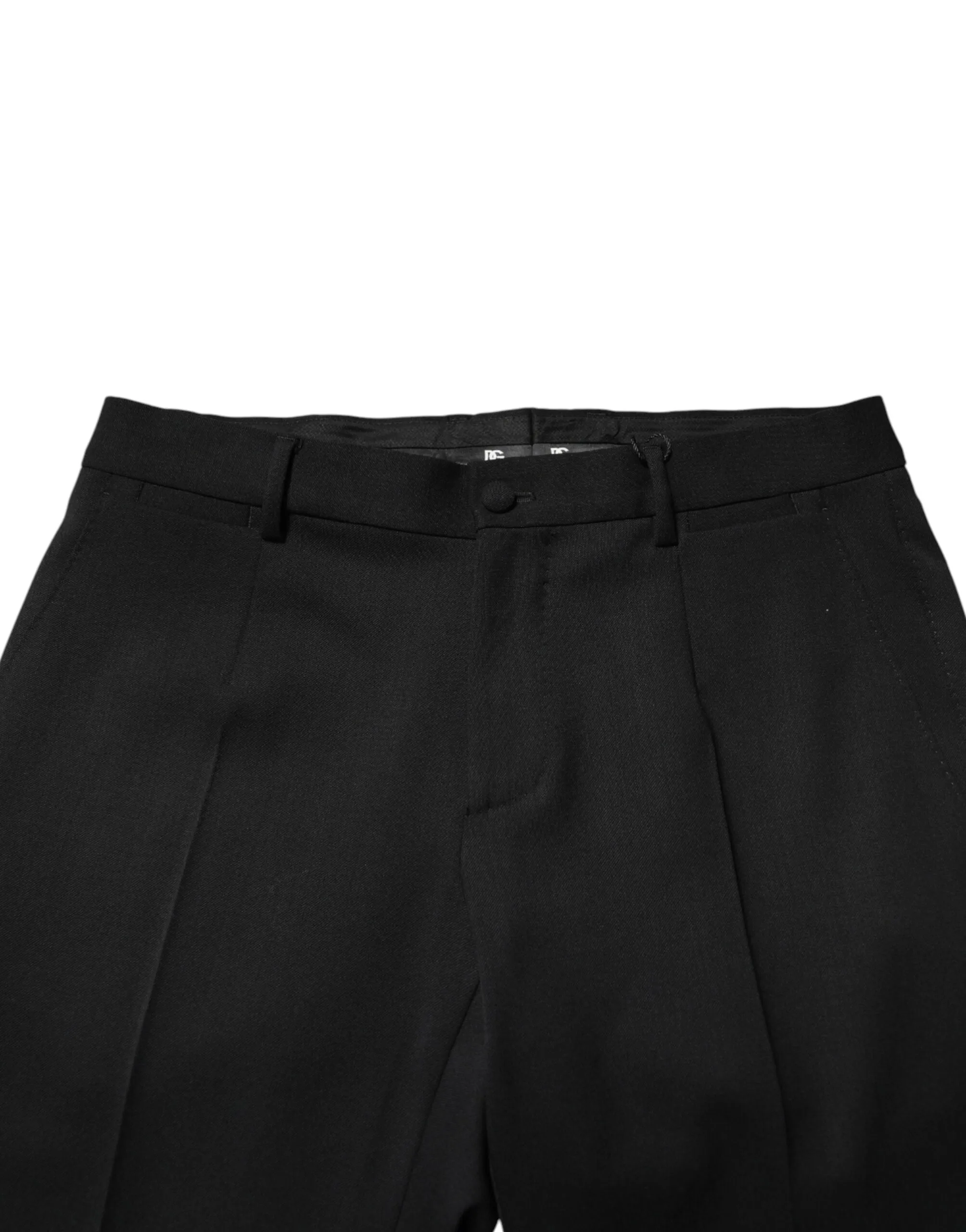 Wool Mid Waist Men Dress Trousers Men's Pants - Dolce & Gabbana - Modalova