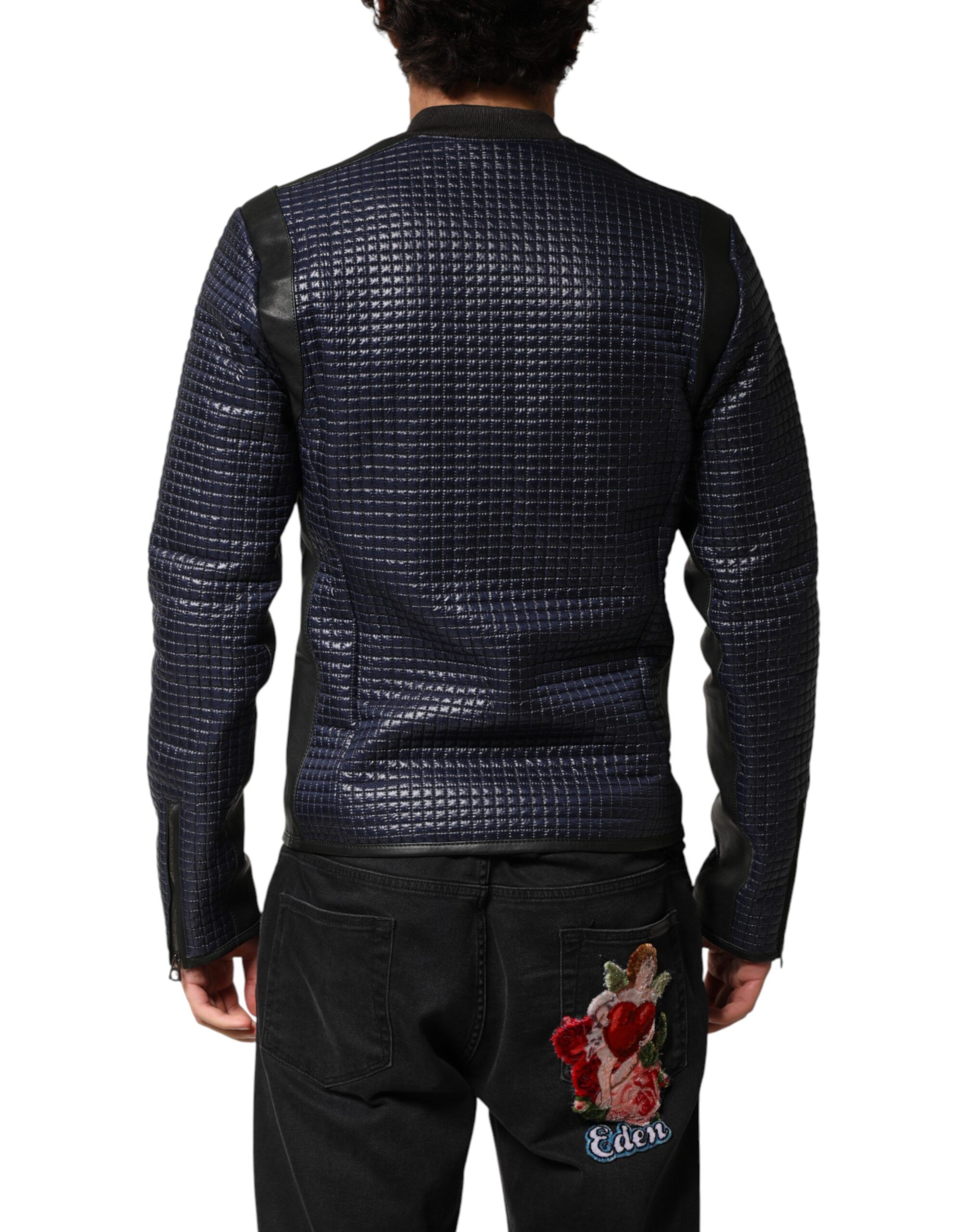 Nylon Full Zip Bomber Men Men's Jacket - Dolce & Gabbana - Modalova