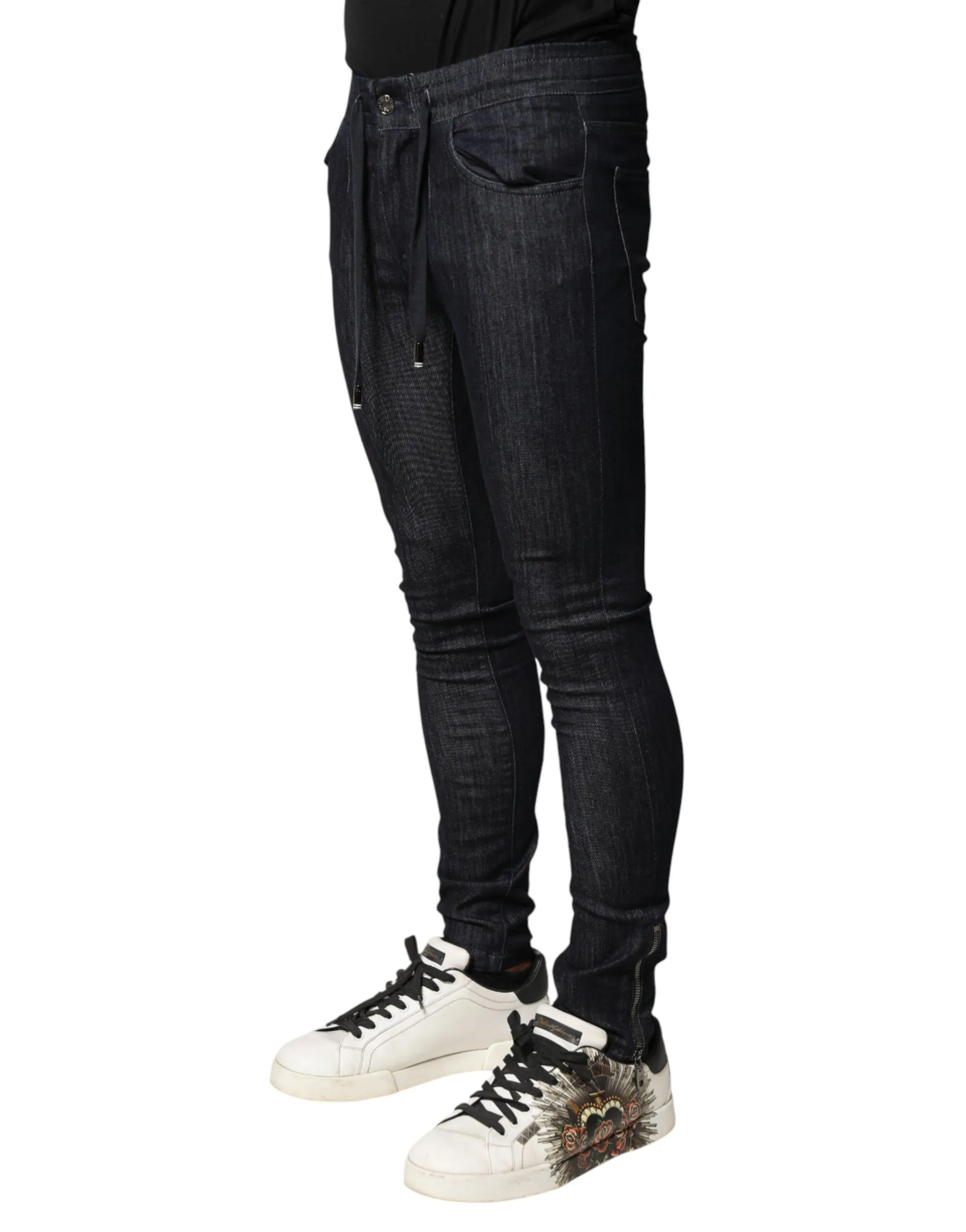 Cotton Stretch Skinny Denim Men Men's Jeans - Dolce & Gabbana - Modalova
