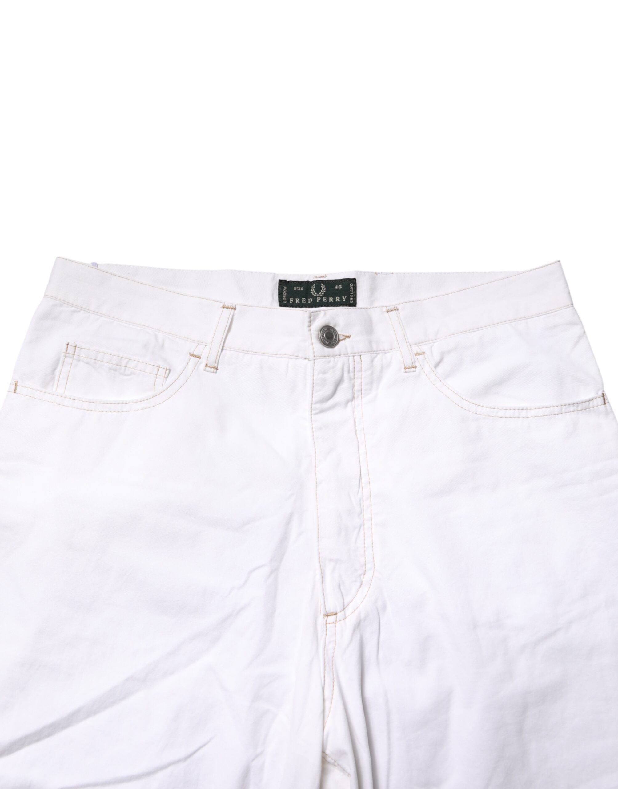 Cotton Mid Waist Straight Men Denim Men's Jeans (Pre-Owned) - Fred Perry - Modalova