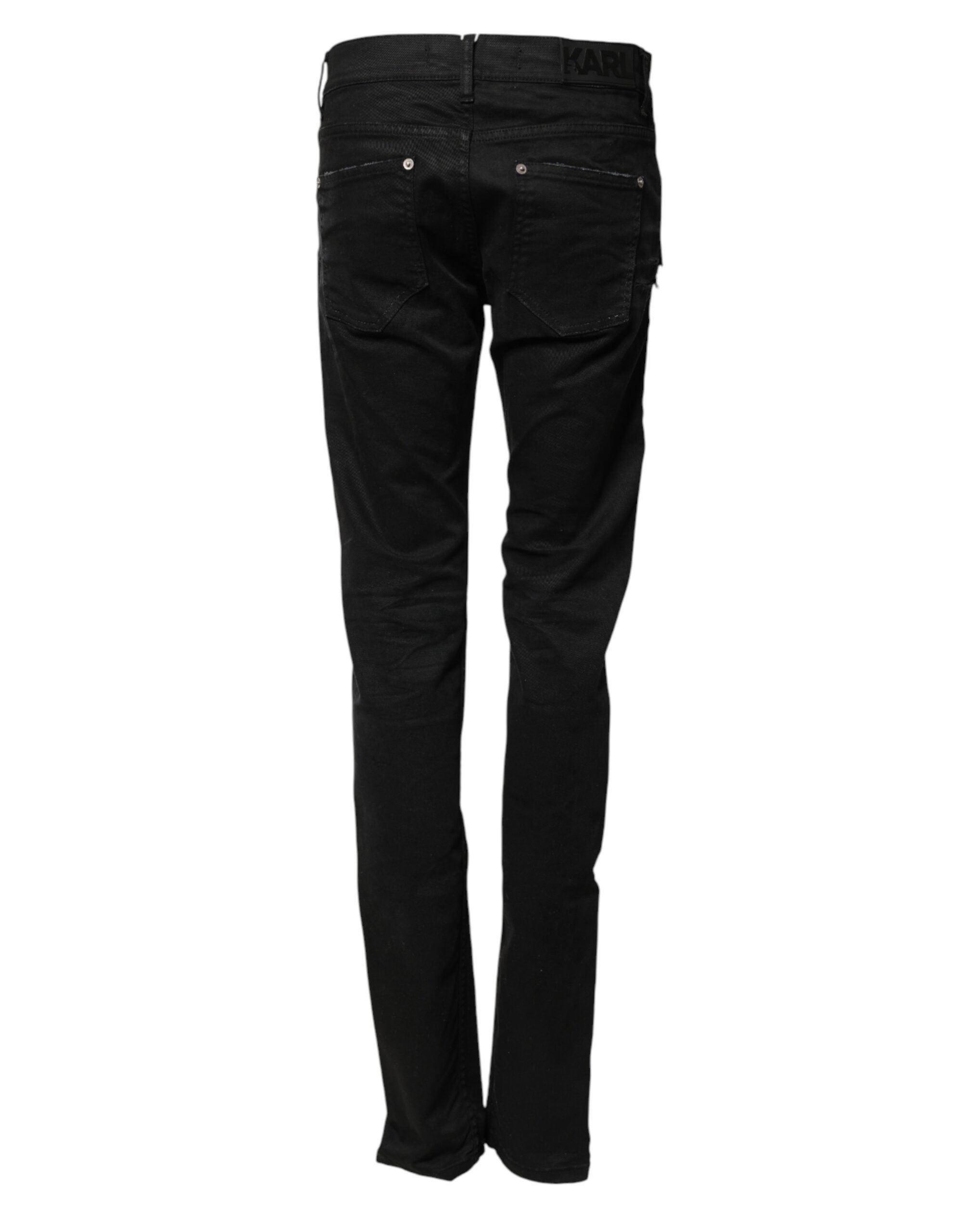 Tattered Men Skinny Denim Trouser Men's Jeans (Pre-Owned) - Karl Lagerfeld - Modalova