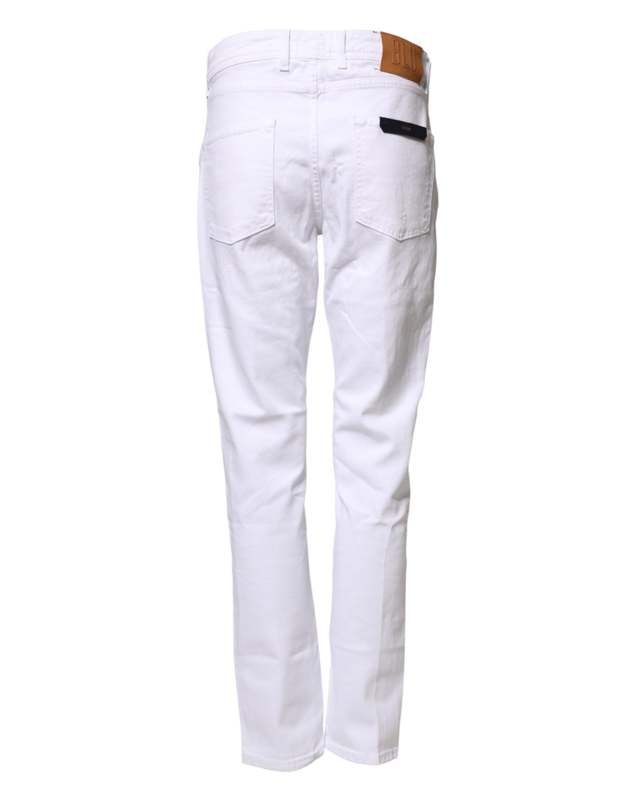 Cotton Straight Fit Men Denim Trouser Men's Jeans (Pre-Owned) - Briglia 1949 - Modalova