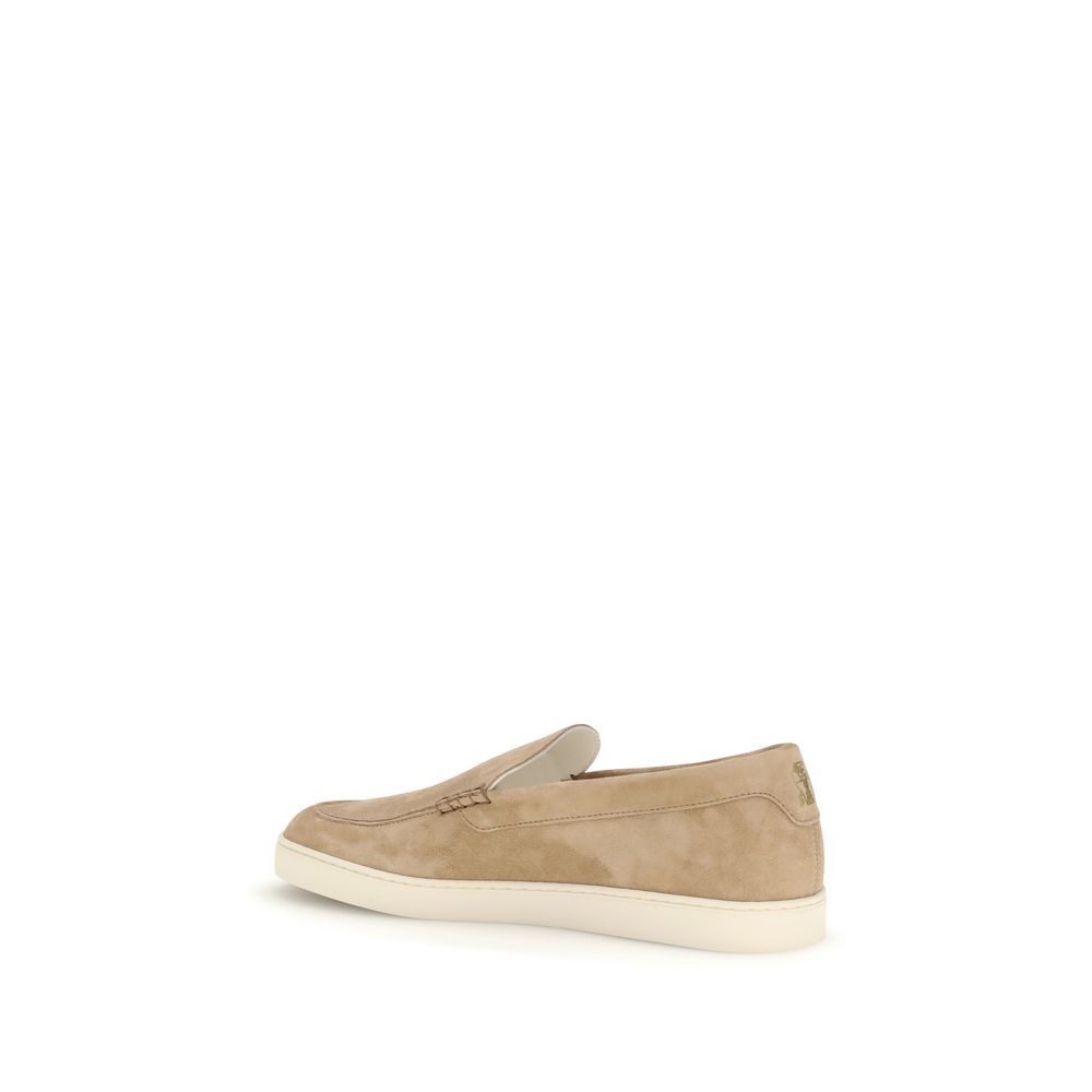 Calf Leather Bos Taurus Slip-On Men's Loafers - Brunello Cucinelli - Modalova