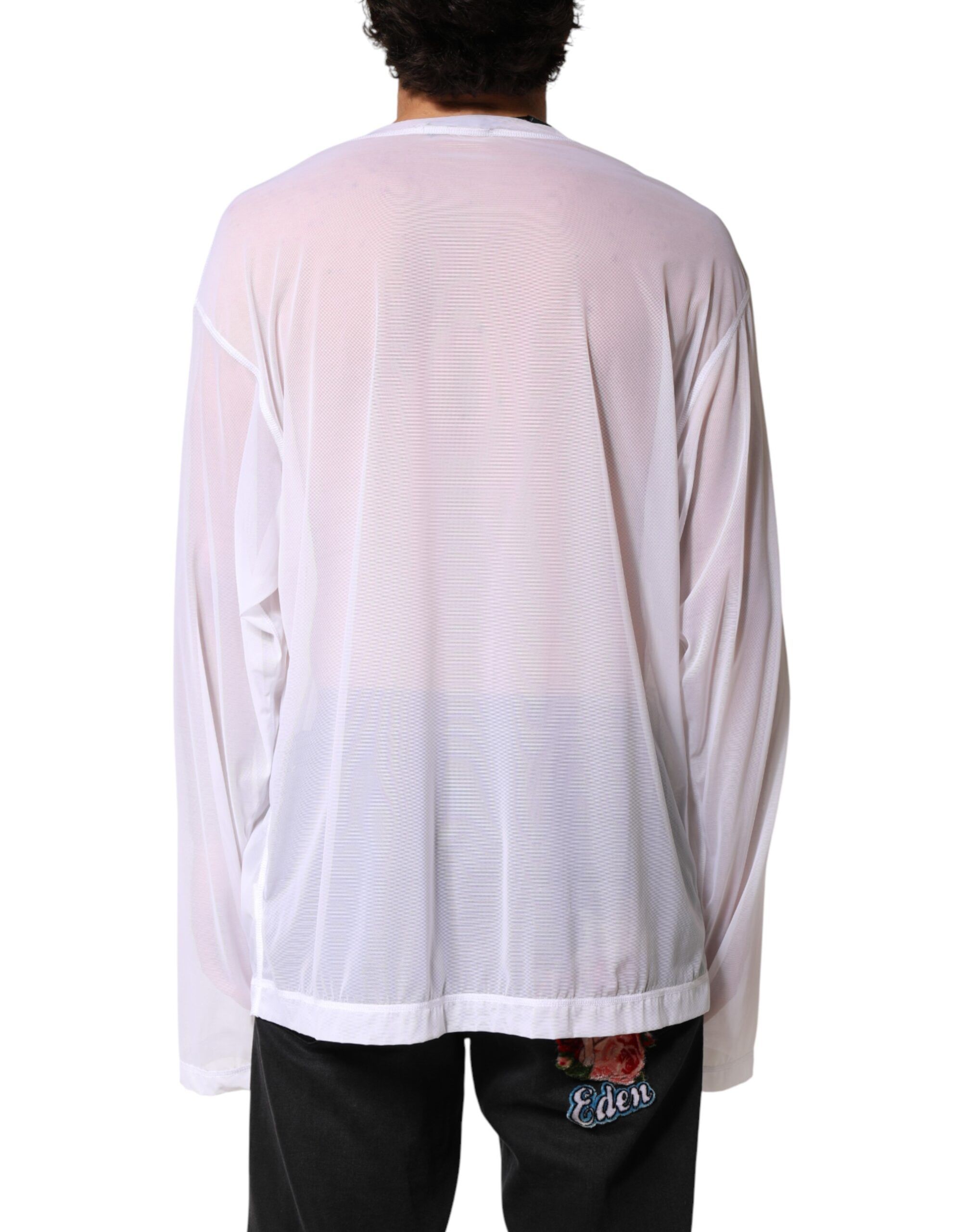 Nylon Long Sleeves Crewneck Men's T-Shirt - Dolce & Gabbana - Modalova