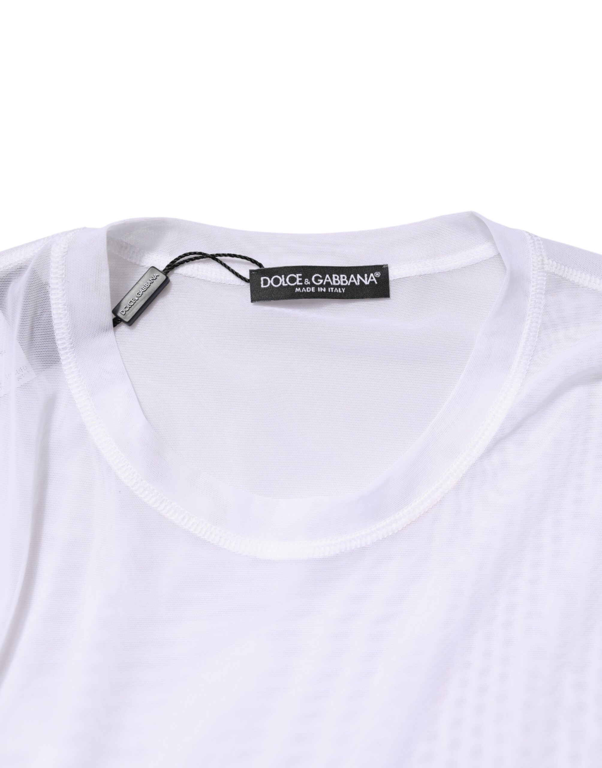 Nylon Long Sleeves Crewneck Men's T-Shirt - Dolce & Gabbana - Modalova