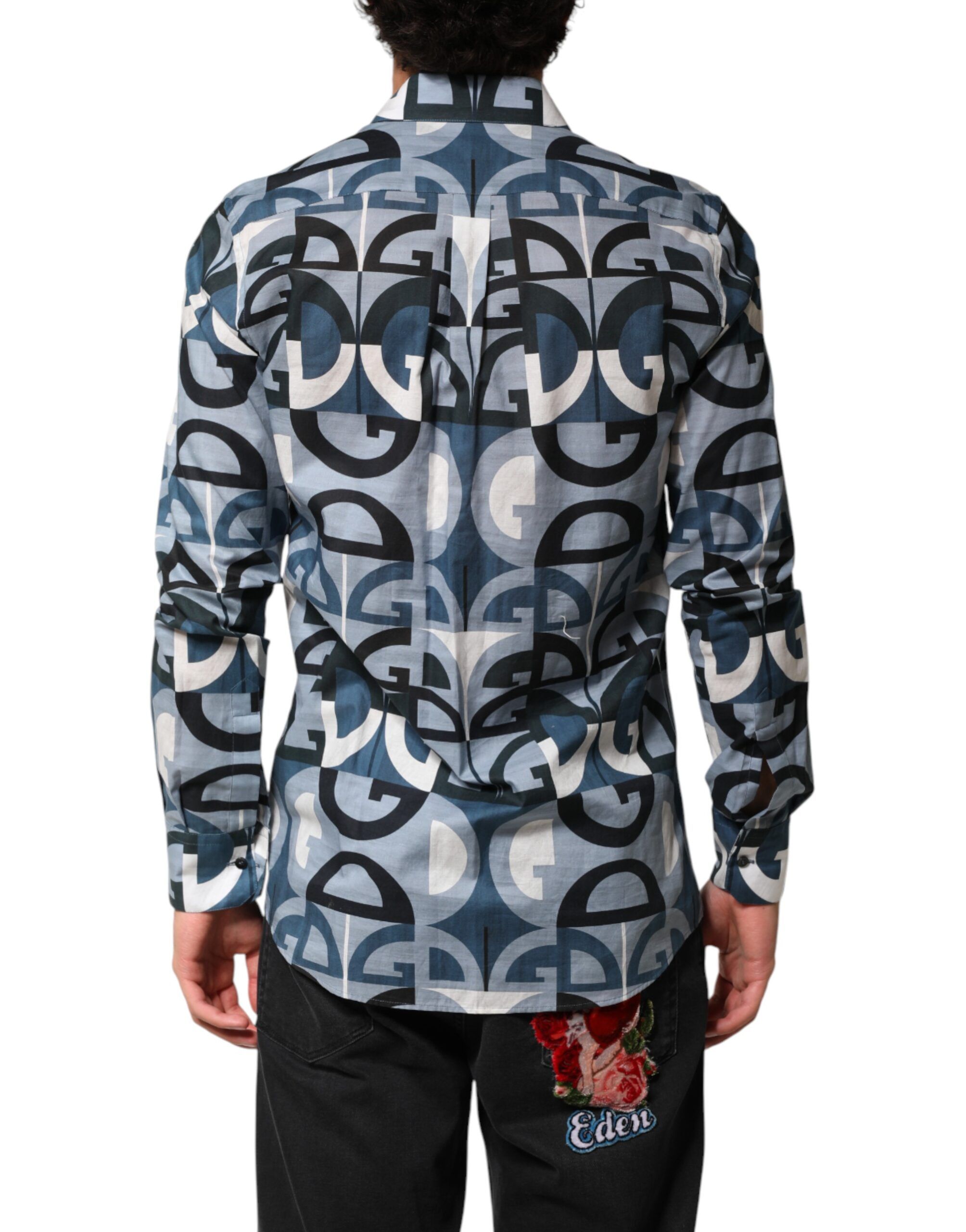 MARTINI Long Sleeves Casual Logo Men's Shirt (Pre-Owned) - Dolce & Gabbana - Modalova