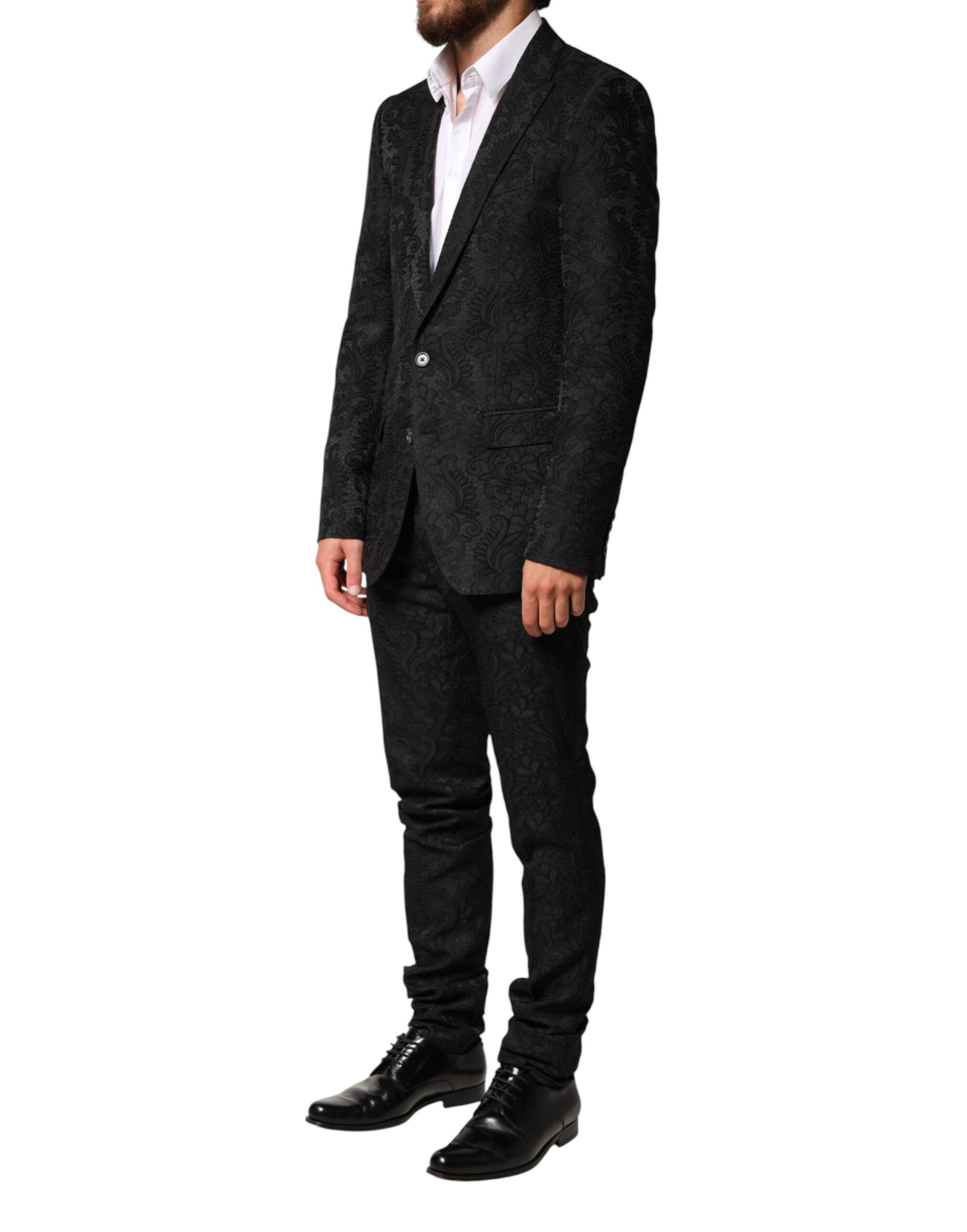 Brocade Single Breasted 2 Piece Men's Suit - Dolce & Gabbana - Modalova