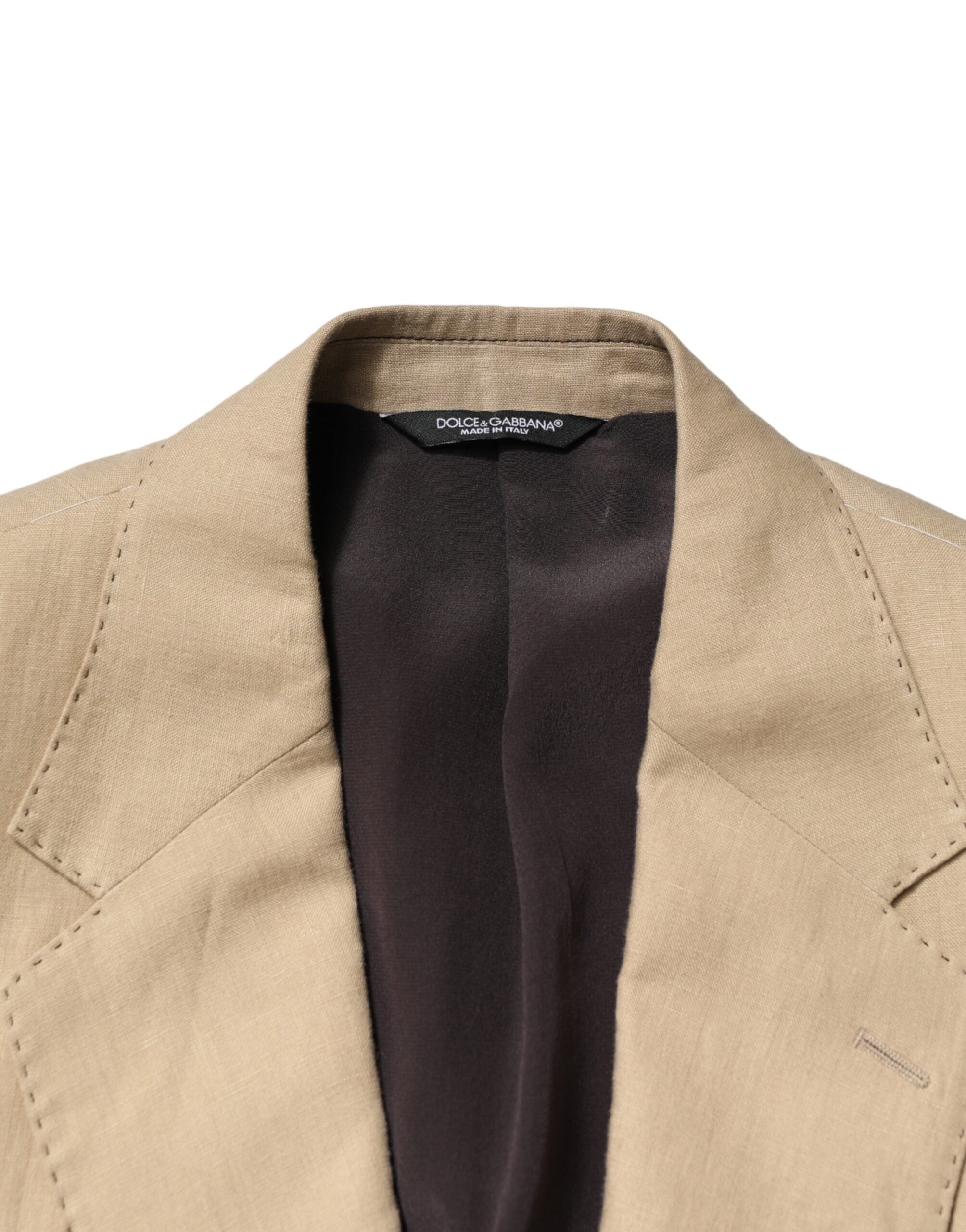 Linen Single Breasted 2 Piece Men's Suit - Dolce & Gabbana - Modalova