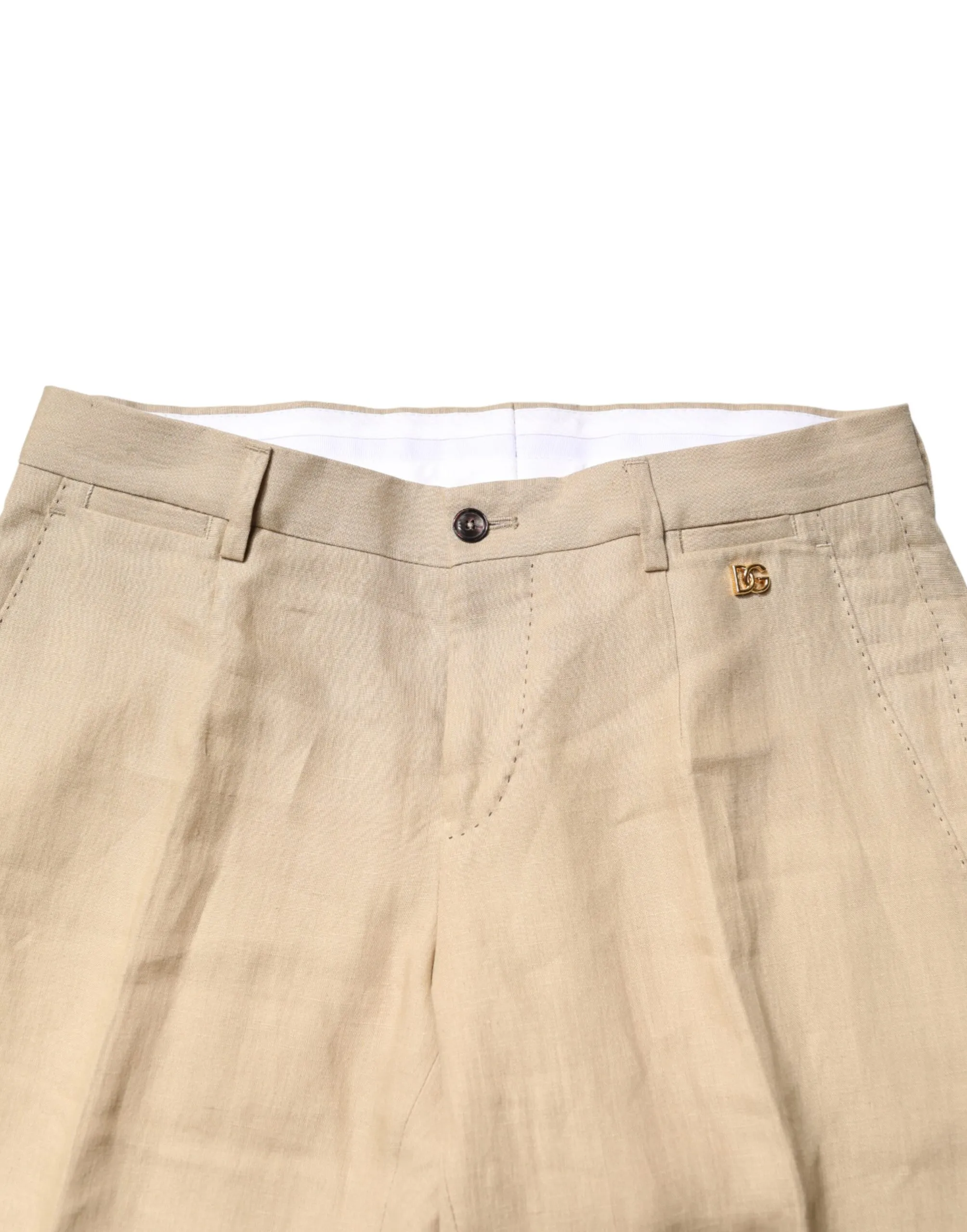 Linen Single Breasted 2 Piece Men's Suit - Dolce & Gabbana - Modalova