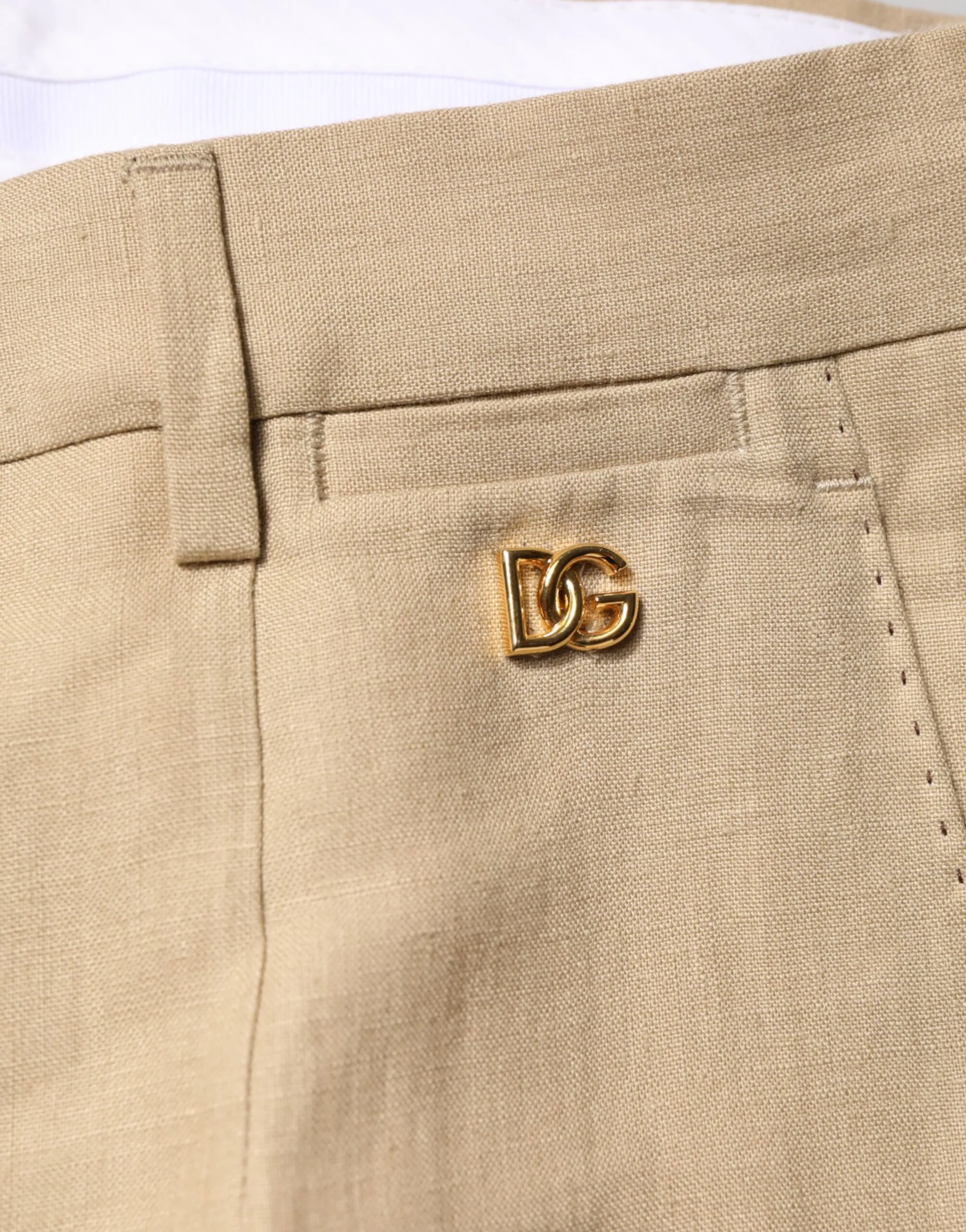 Linen Single Breasted 2 Piece Men's Suit - Dolce & Gabbana - Modalova