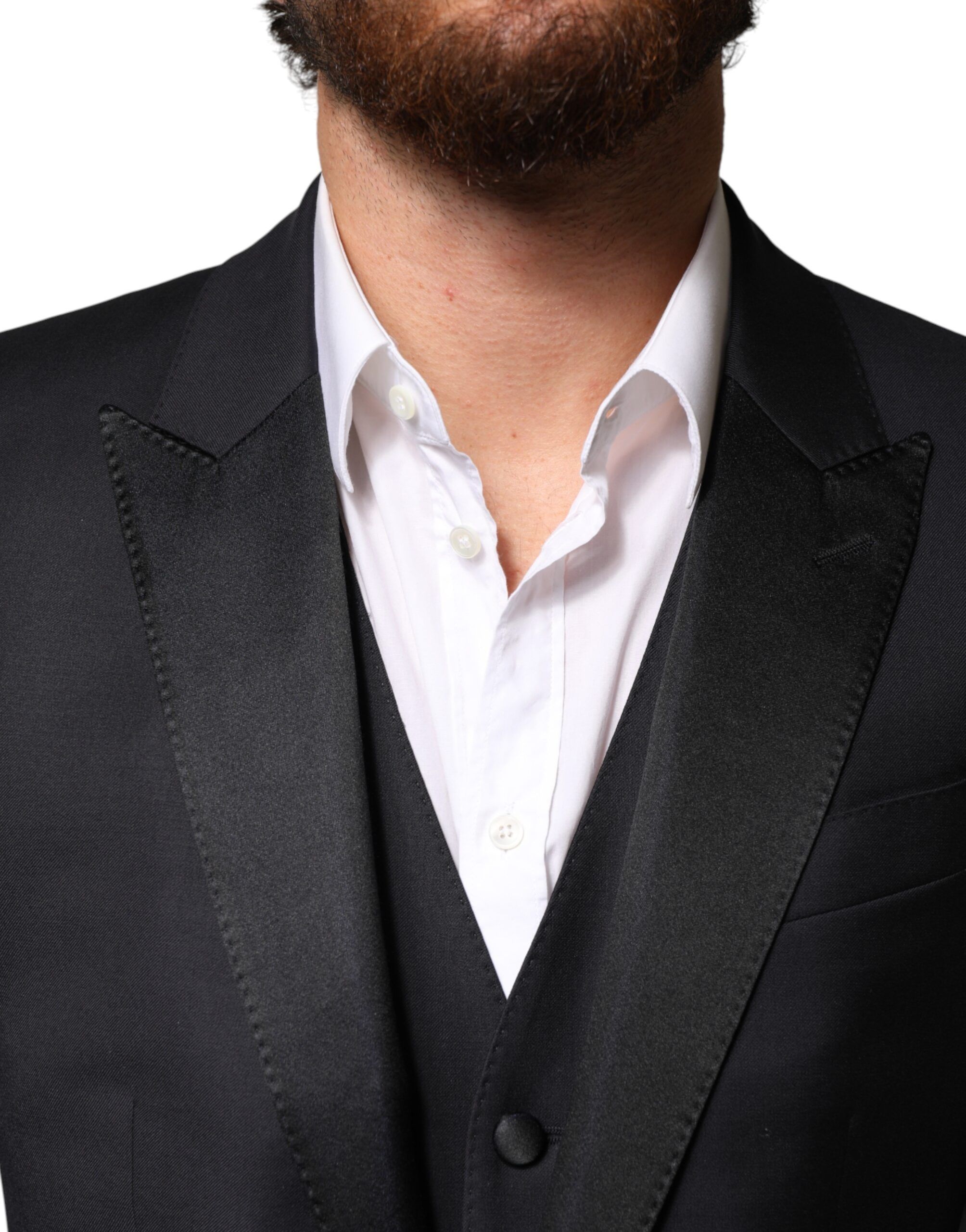 Blue Wool Single Breasted 3 Piece Men Men's Suit - Dolce & Gabbana - Modalova