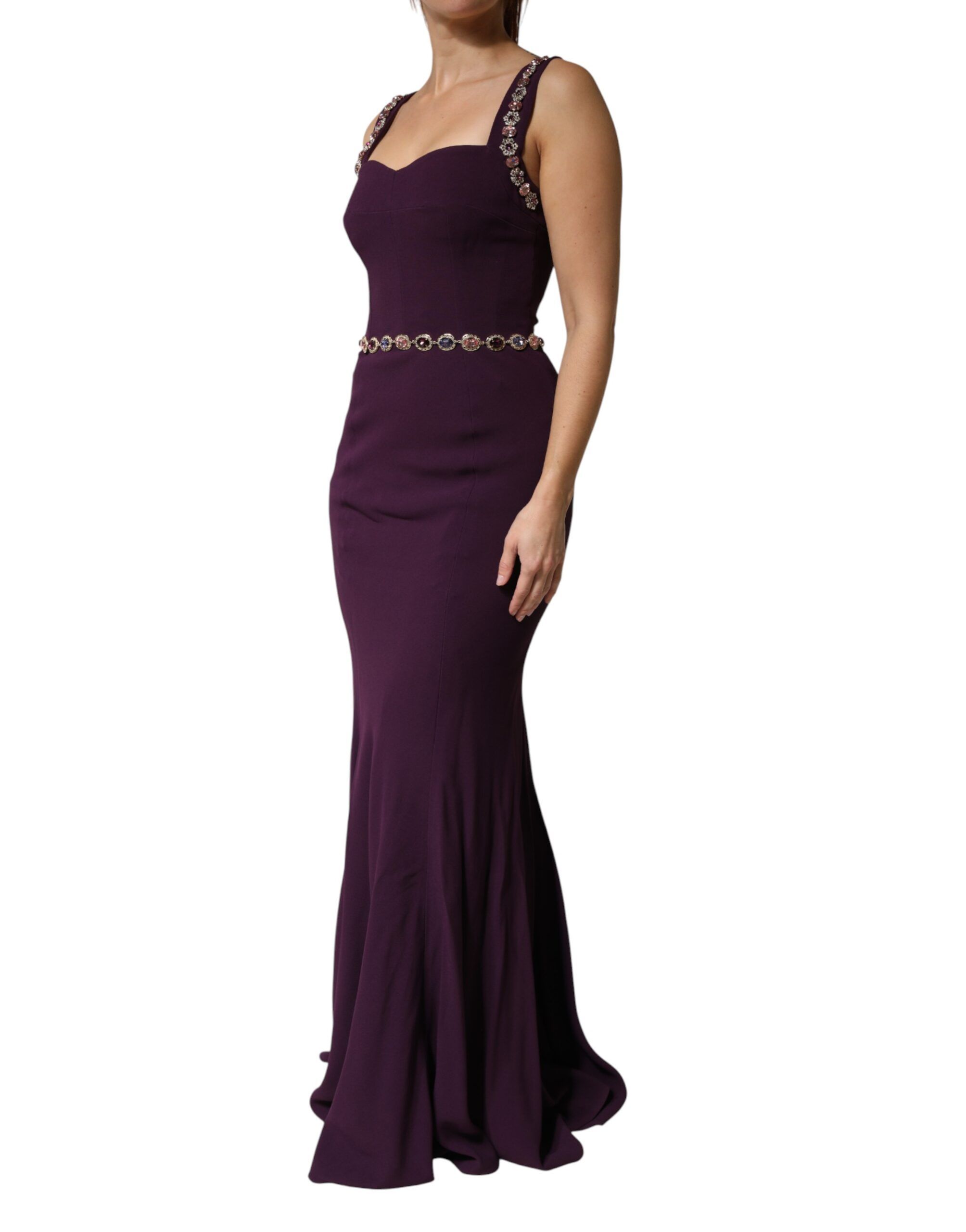 Embellished Sheath Mermaid Gown Women's Dress (Pre-Owned) - Dolce & Gabbana - Modalova