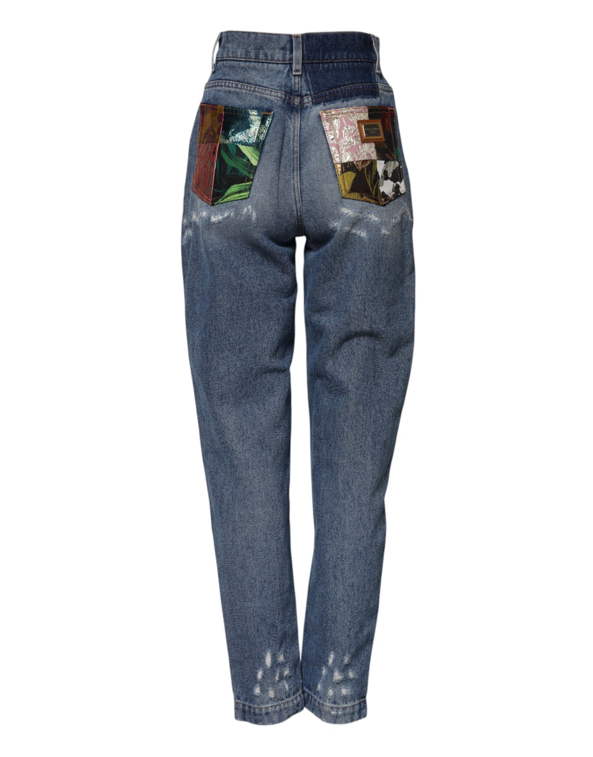Distressed Cotton AMBER Denim Women's Jeans (Pre-Owned) - Dolce & Gabbana - Modalova