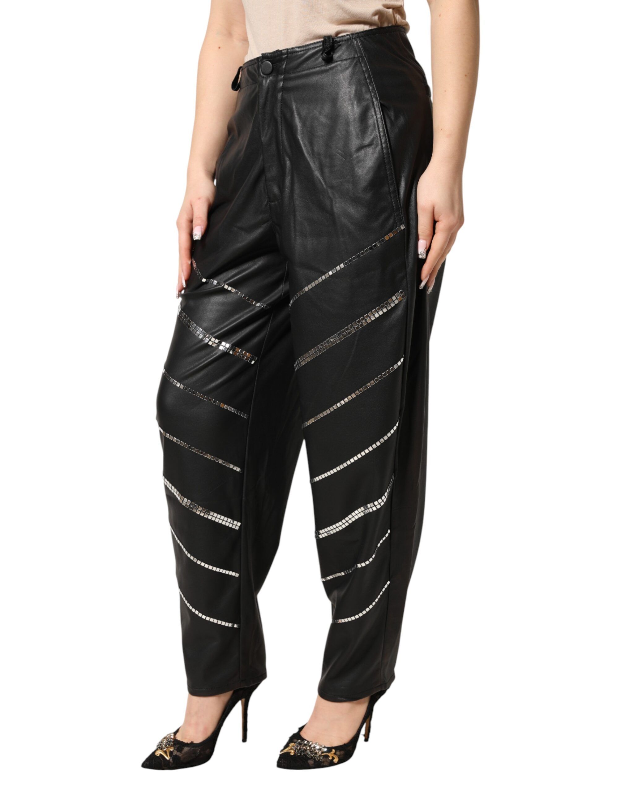 Embellished Tapered Women's Pants (Pre-Owned) - Philosophy di Lorenzo Serafini - Modalova