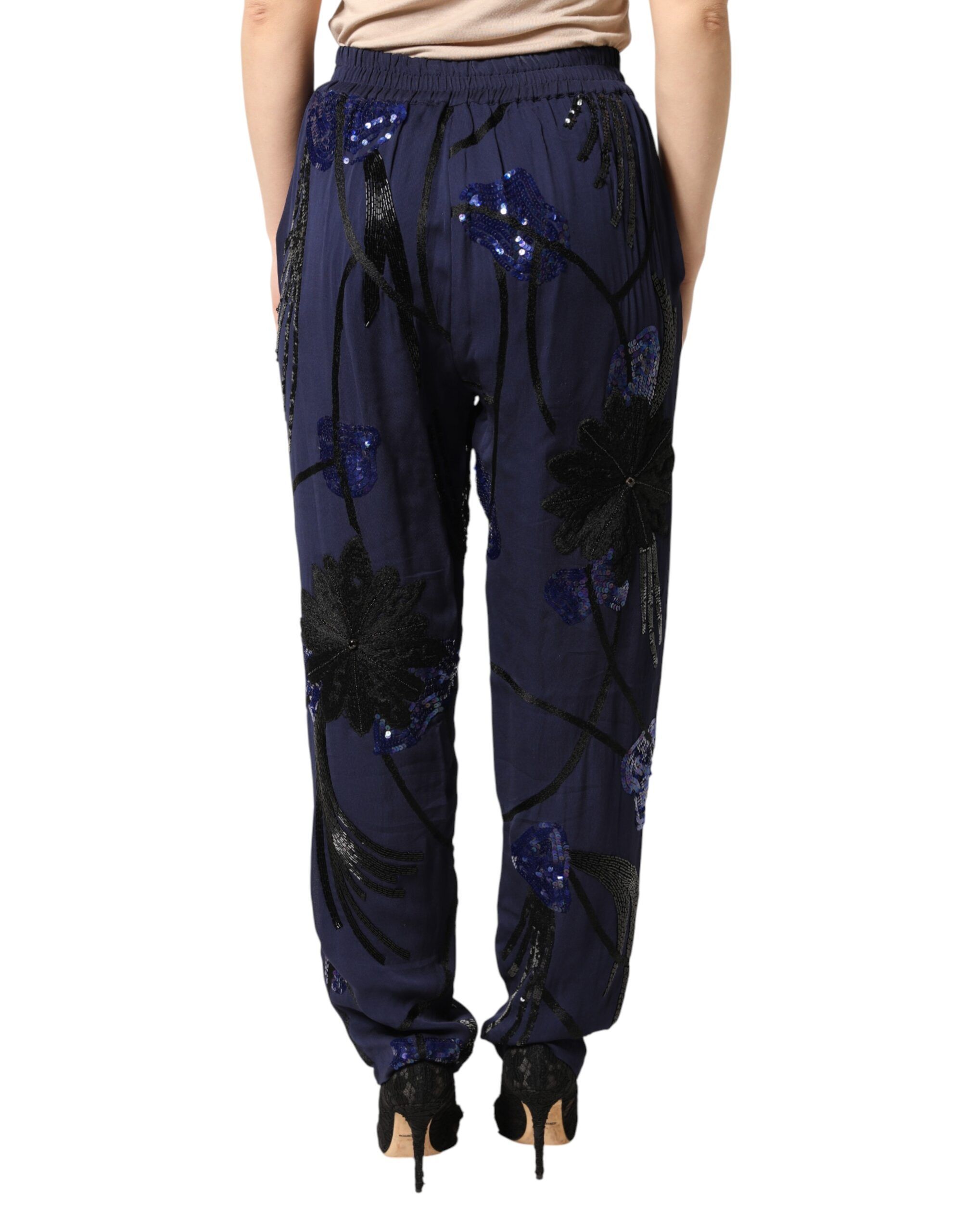 Sequined Tapered Trouser Women's Pants - Christian Pellizzari - Modalova
