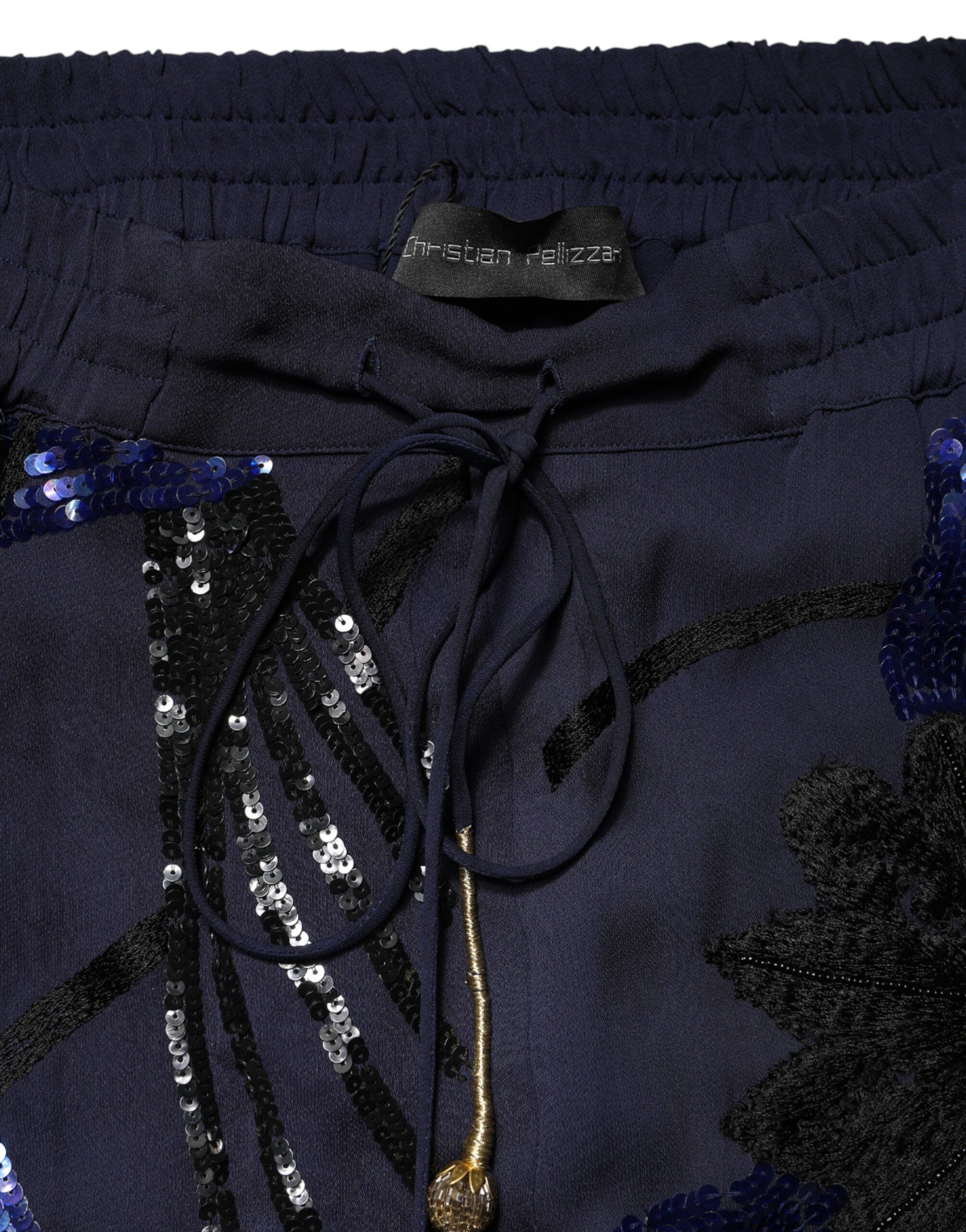 Sequined Tapered Trouser Women's Pants - Christian Pellizzari - Modalova