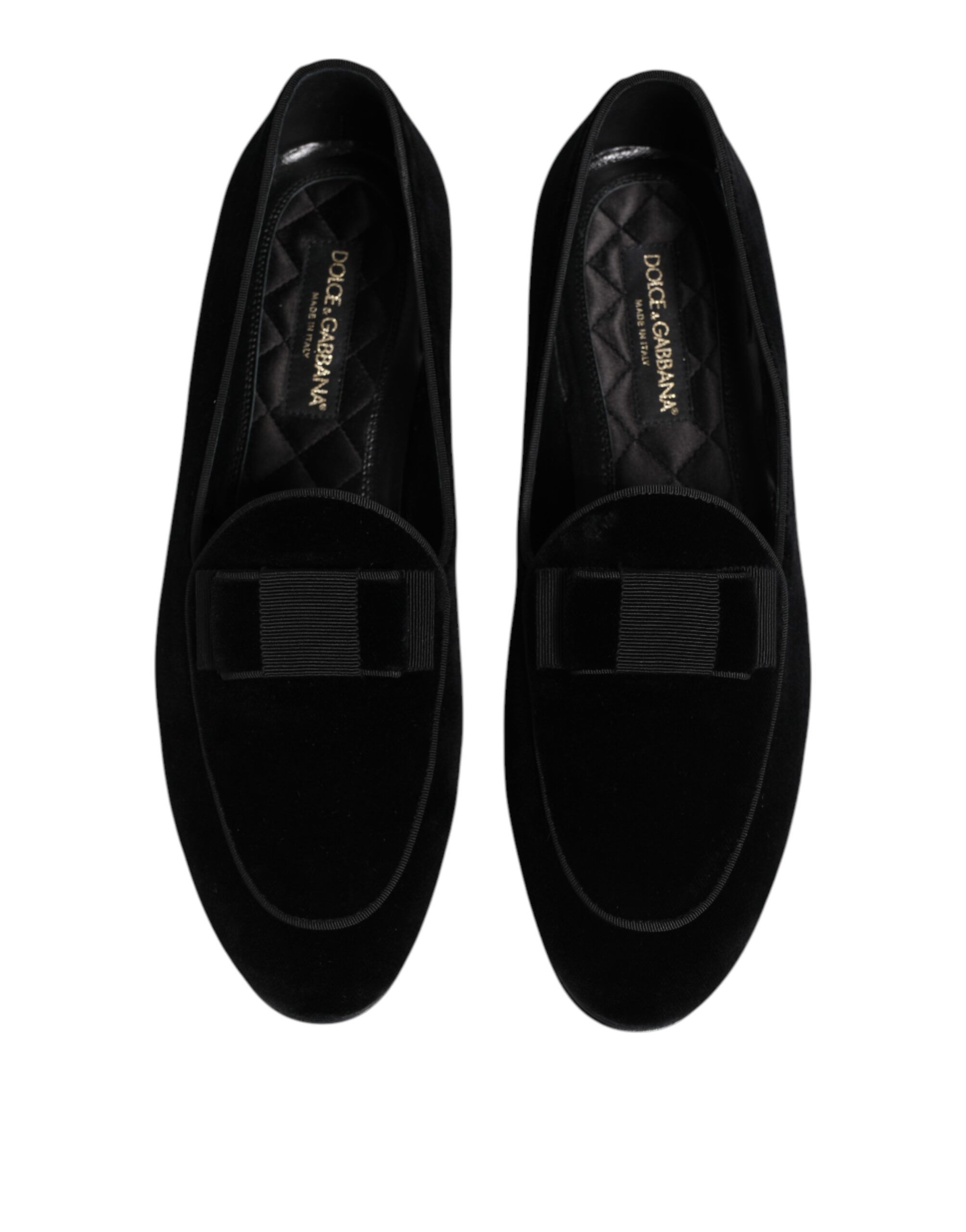 Velvet Slip On Loafers Formal Men Men's Shoes (Pre-Owned) - Dolce & Gabbana - Modalova