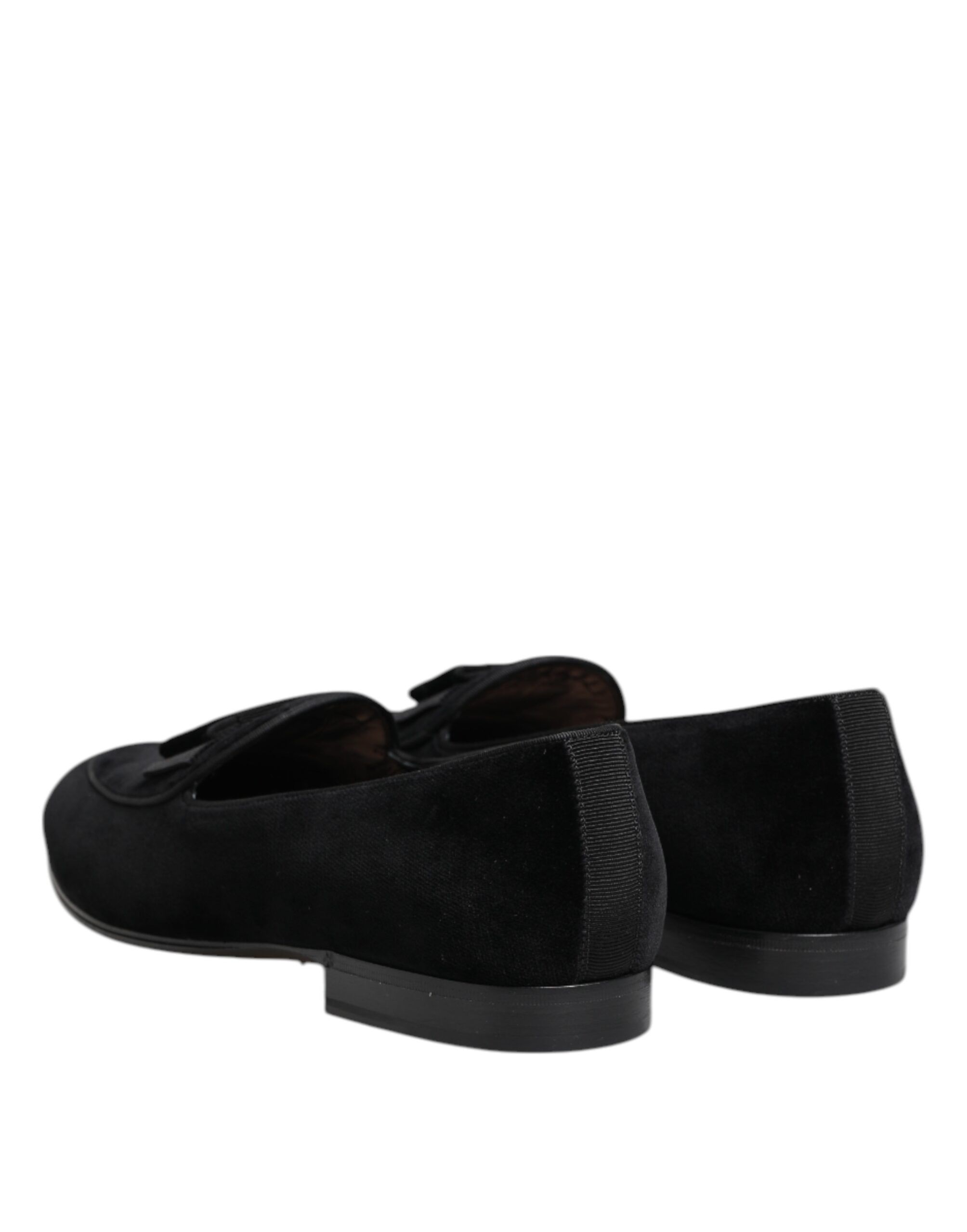 Velvet Slip On Loafers Formal Men Men's Shoes (Pre-Owned) - Dolce & Gabbana - Modalova