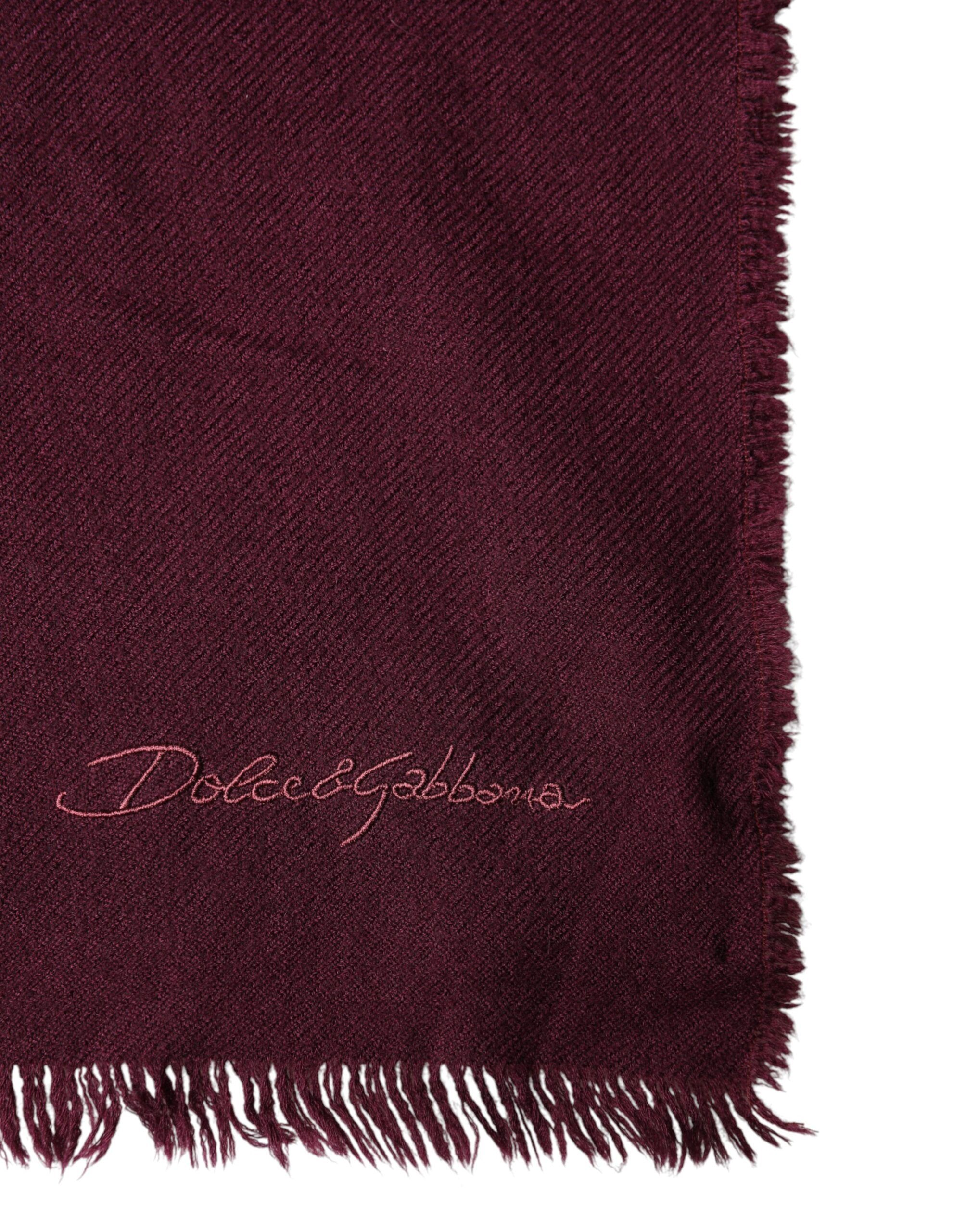 Cashmere Fringes Neck Wrap Shawl Men's Scarf - Dolce & Gabbana - Modalova