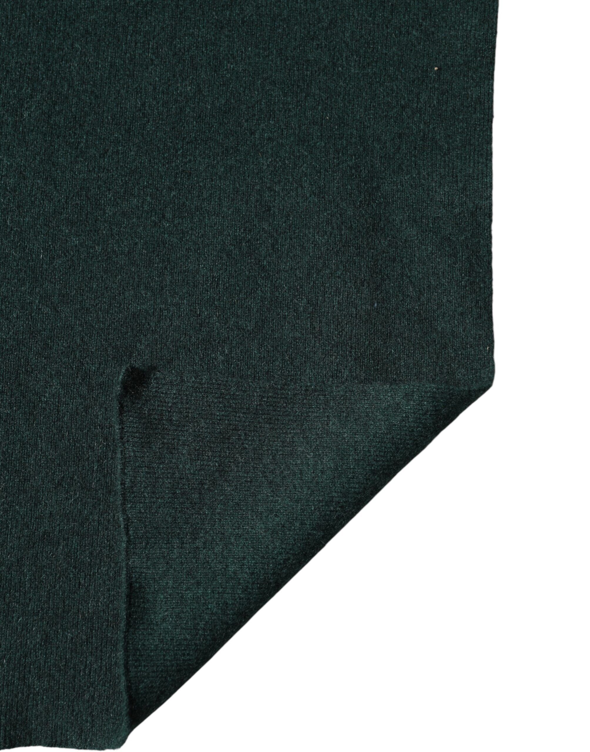 Green Cashmere Knitted Neck Wrap Shawl Men's Scarf - Dolce & Gabbana - Modalova