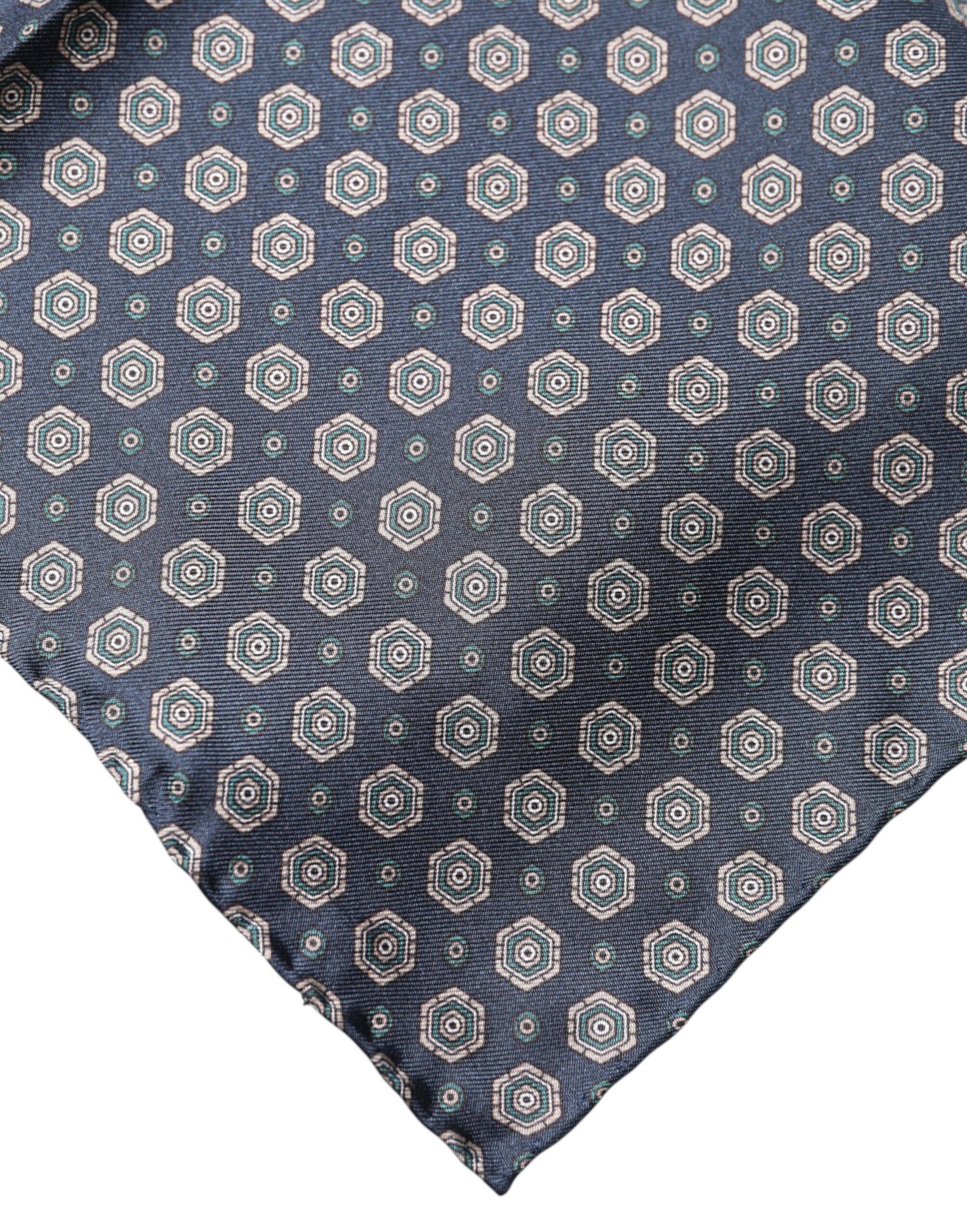 Patterned Silk Square Handkerchief Men's Scarf - Dolce & Gabbana - Modalova