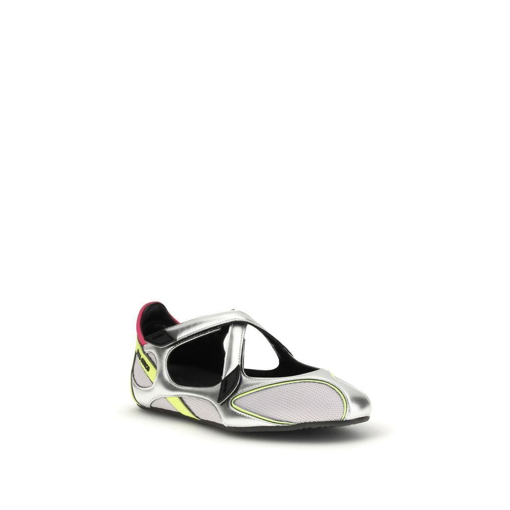 Polyurethane Ballet Women's Flats - The Attico - Modalova
