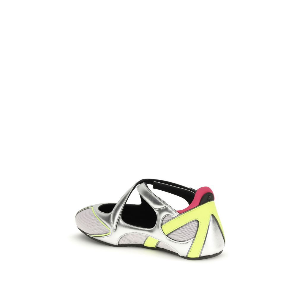 Polyurethane Ballet Women's Flats - The Attico - Modalova