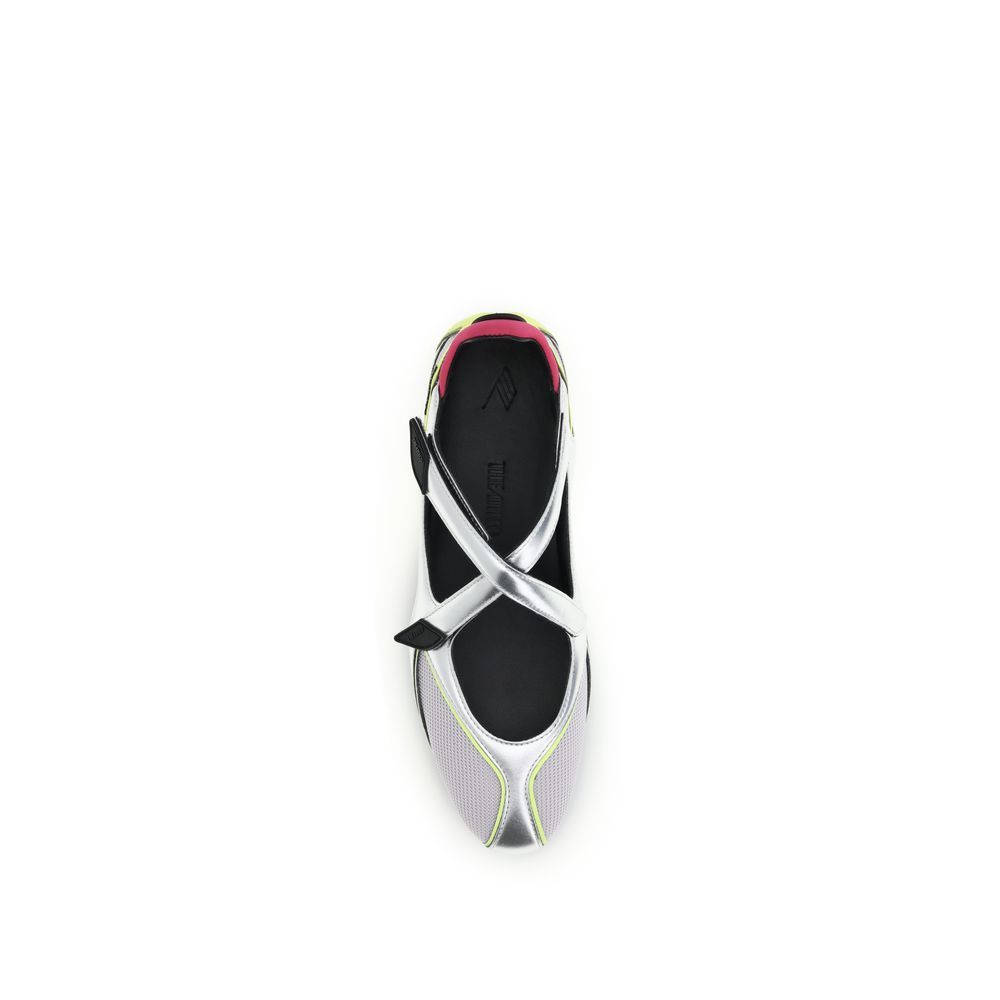 Polyurethane Ballet Women's Flats - The Attico - Modalova