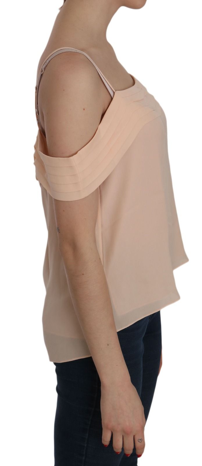 Off Shoulder Strap Square Neck Top Women's Blouse - Alexander Wang - Modalova